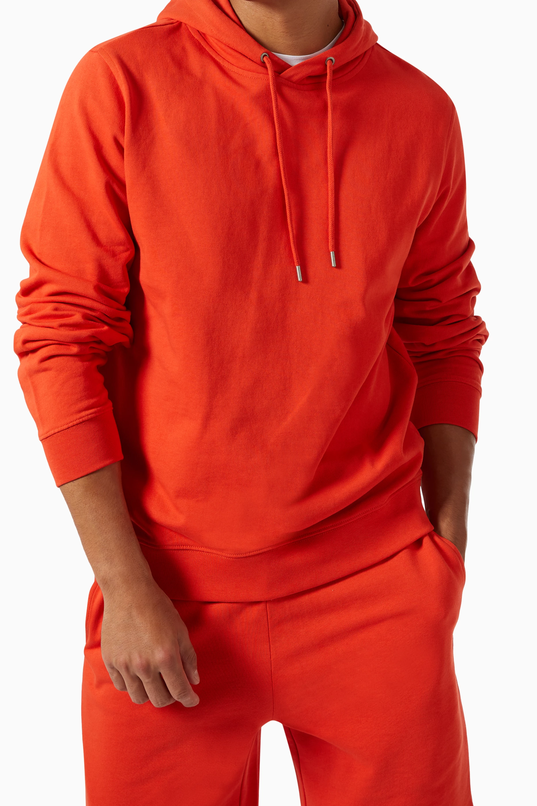 Orange store red hoodie