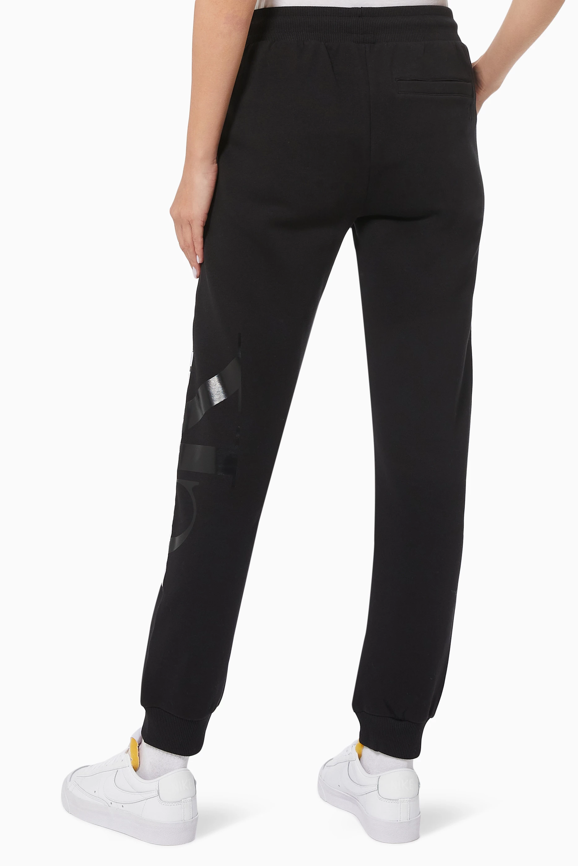 Calvin klein black joggers clearance