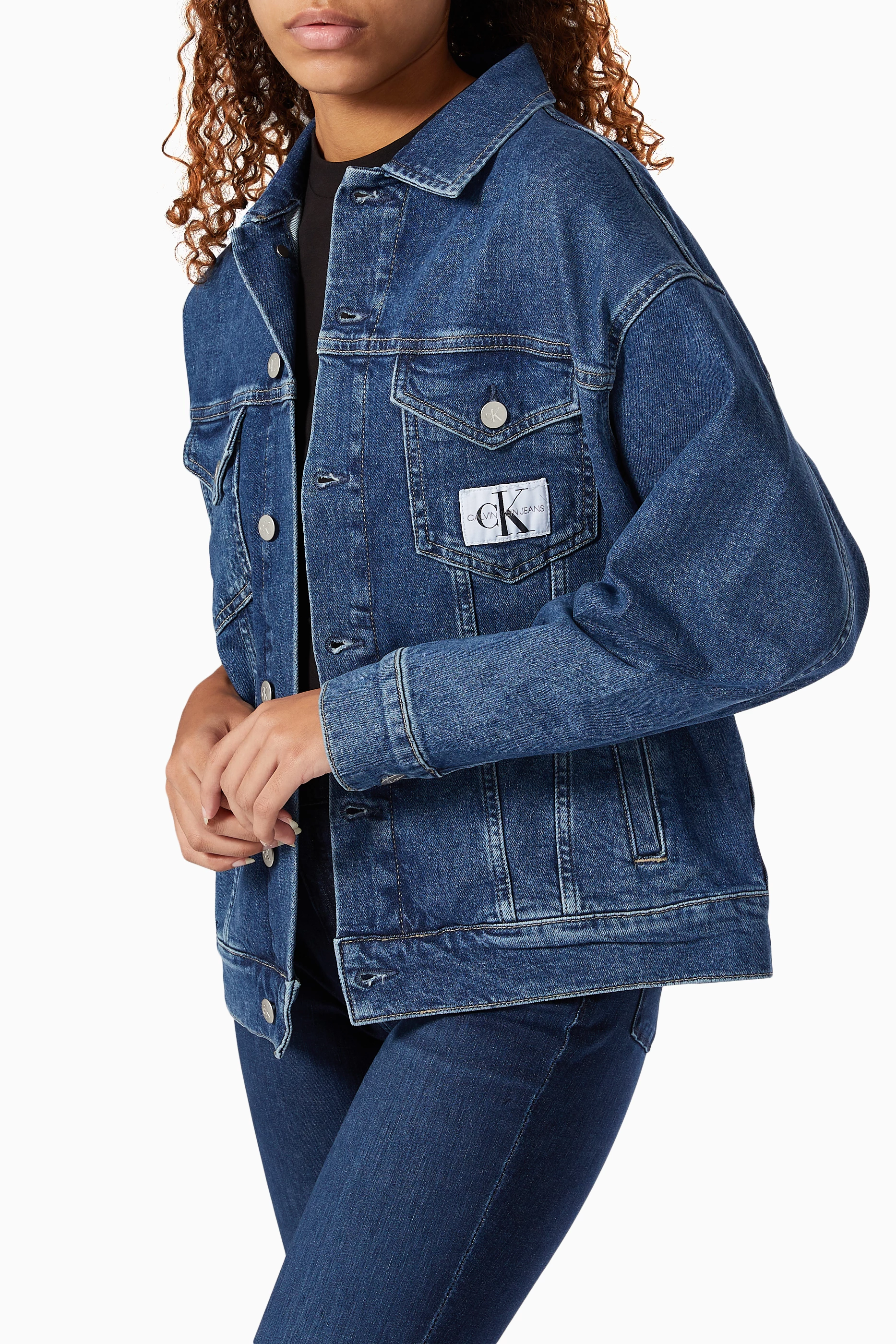 Calvin klein outlet jeans jacket women