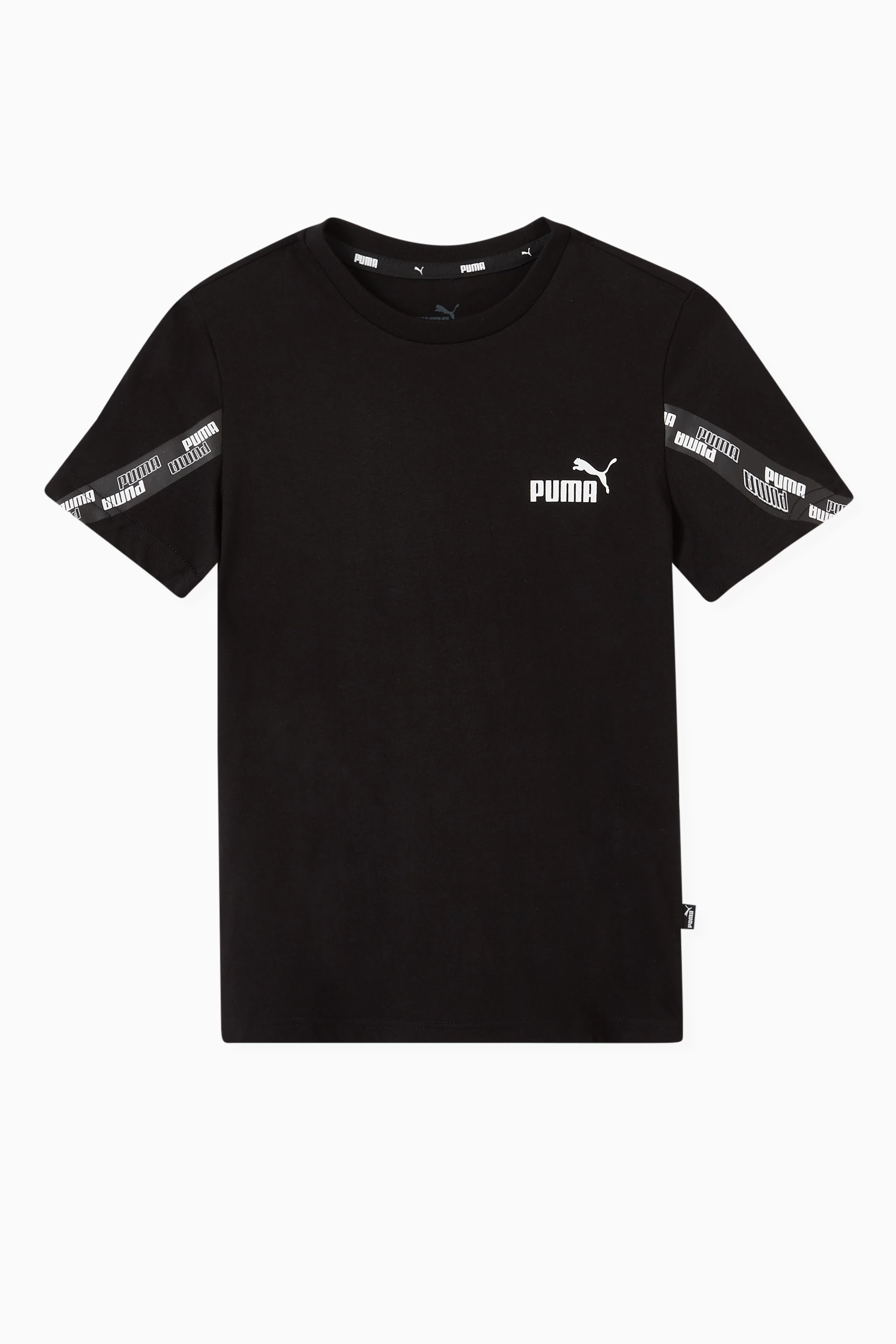 Buy Puma Black PUMA POWER Tape T-shirt in Jersey for Boys in UAE | Ounass