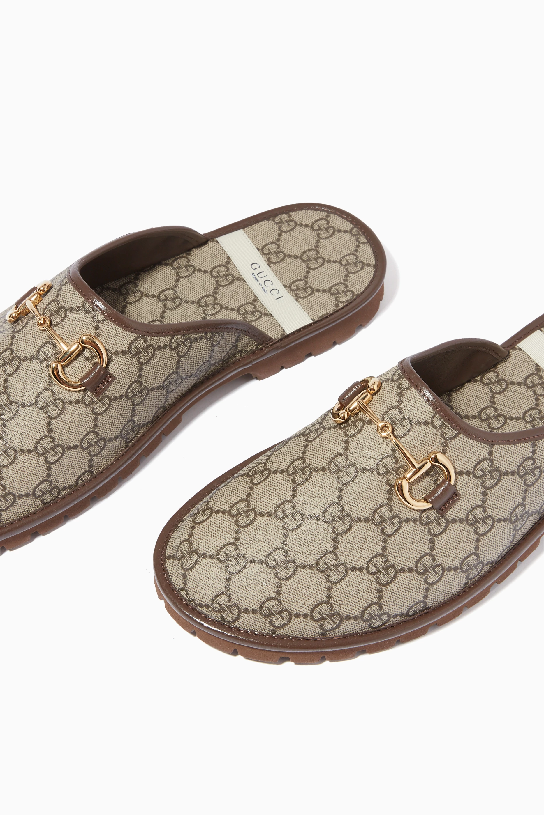Gucci palm store slippers