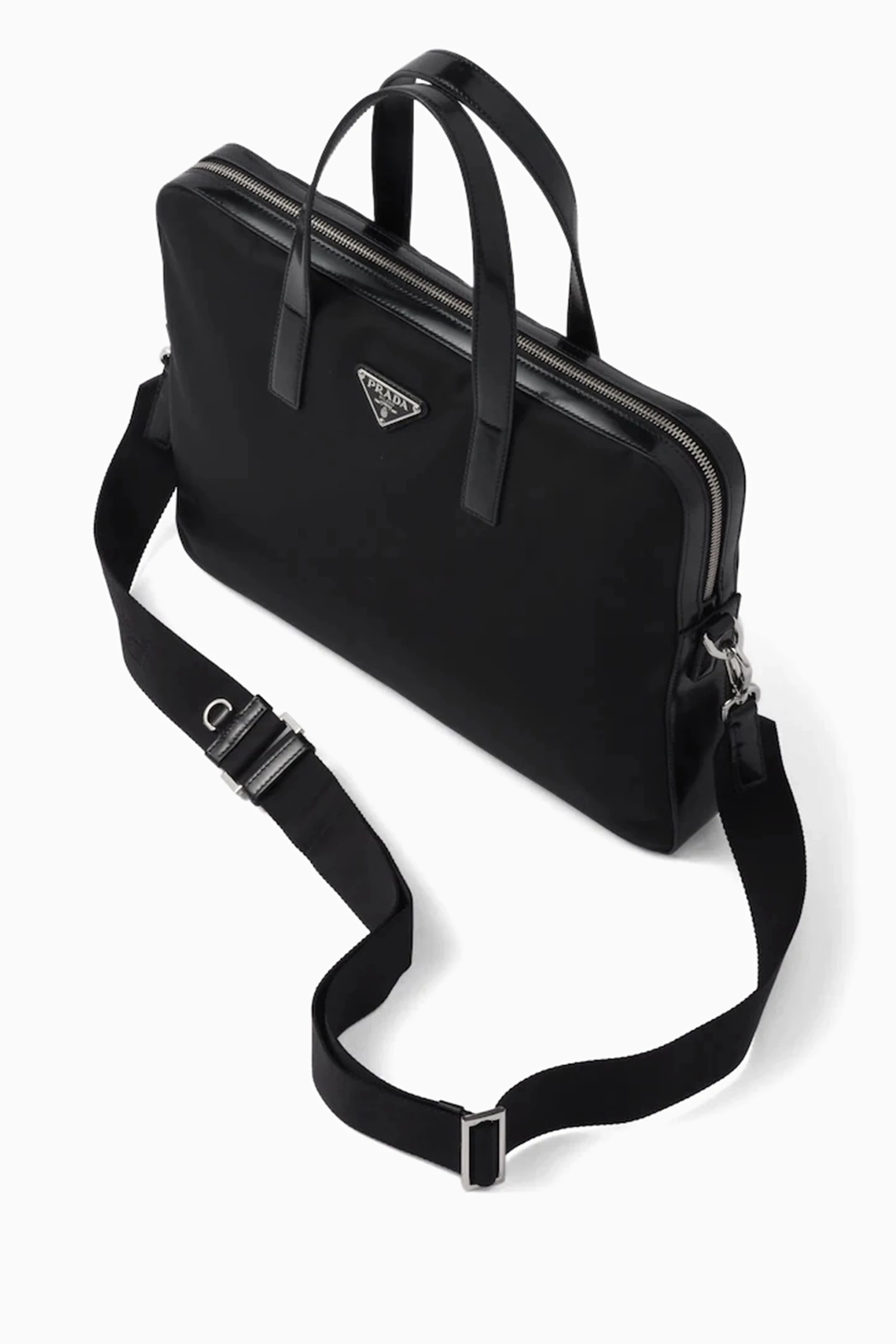 Prada laptop sales bag nylon