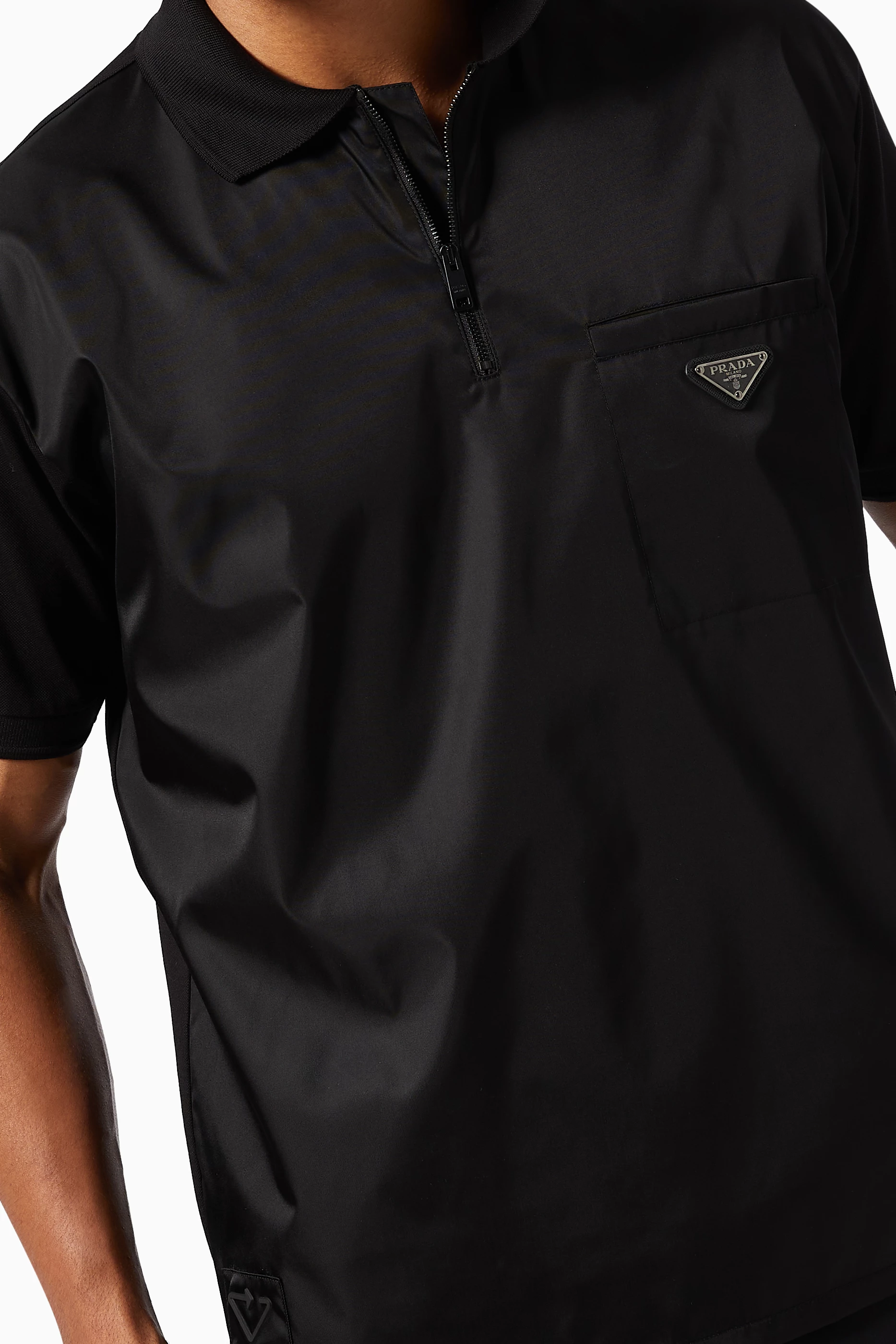 Black prada hotsell polo shirt