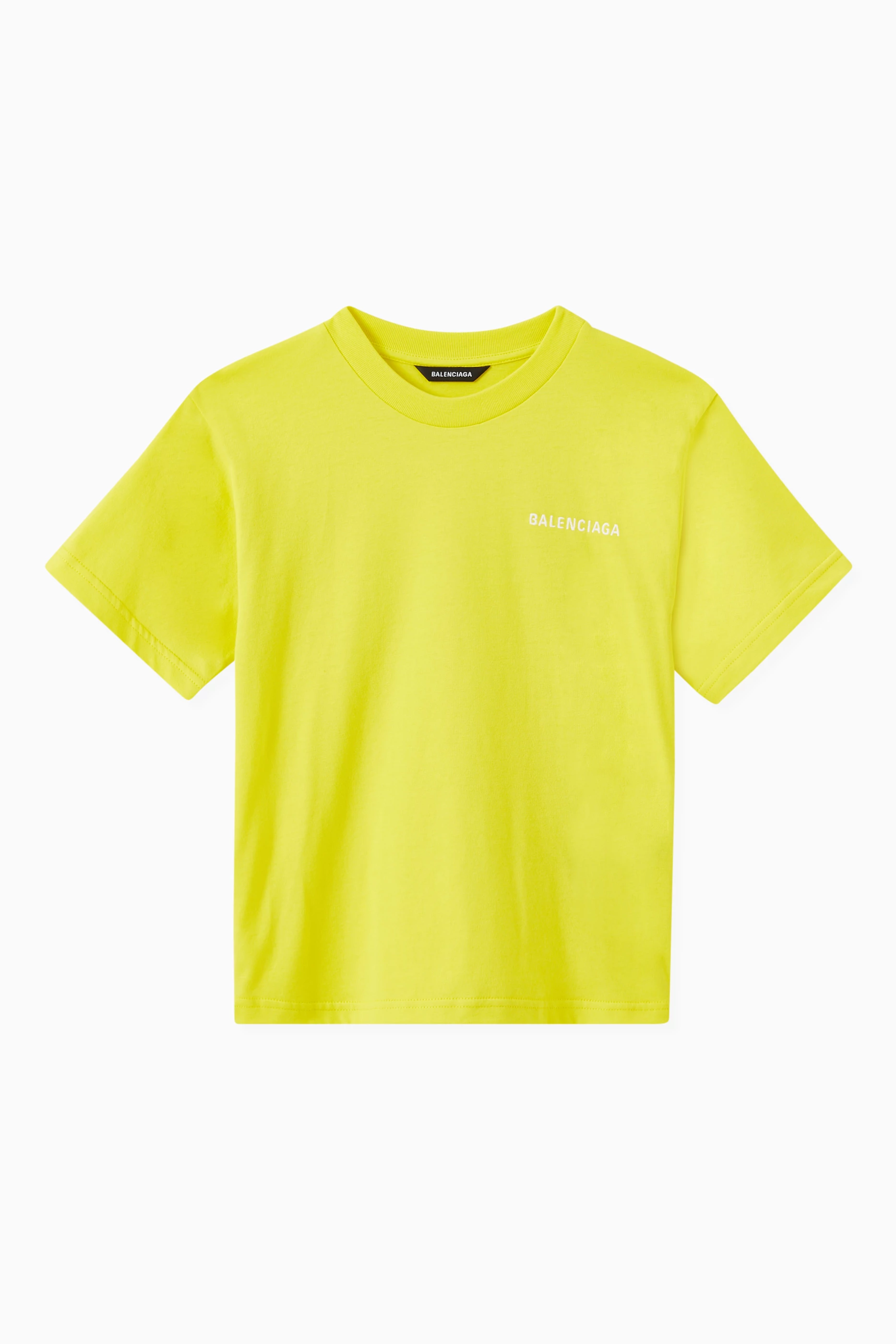 Balenciaga yellow shirt discount