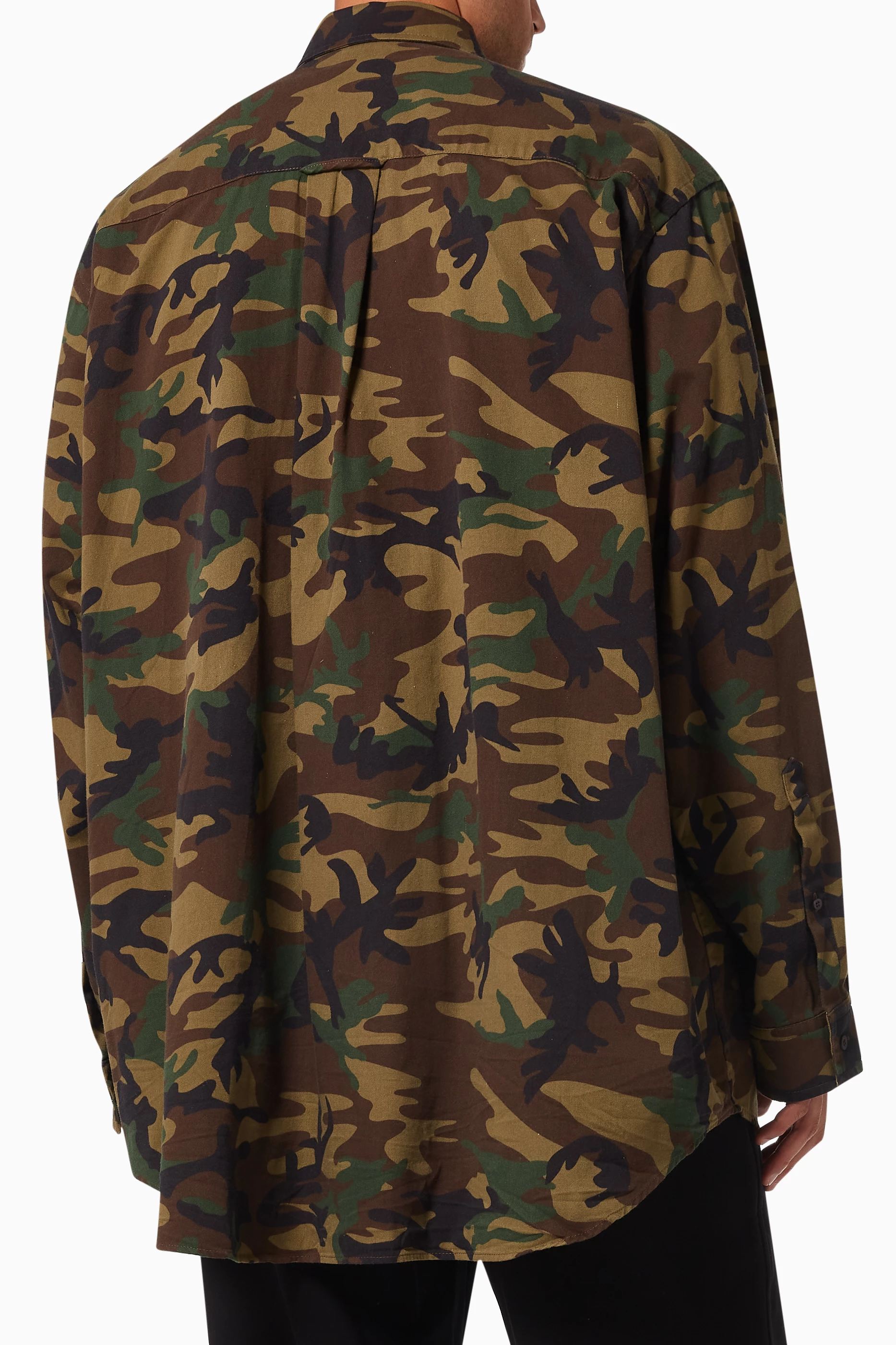 Camo deals shirt mens