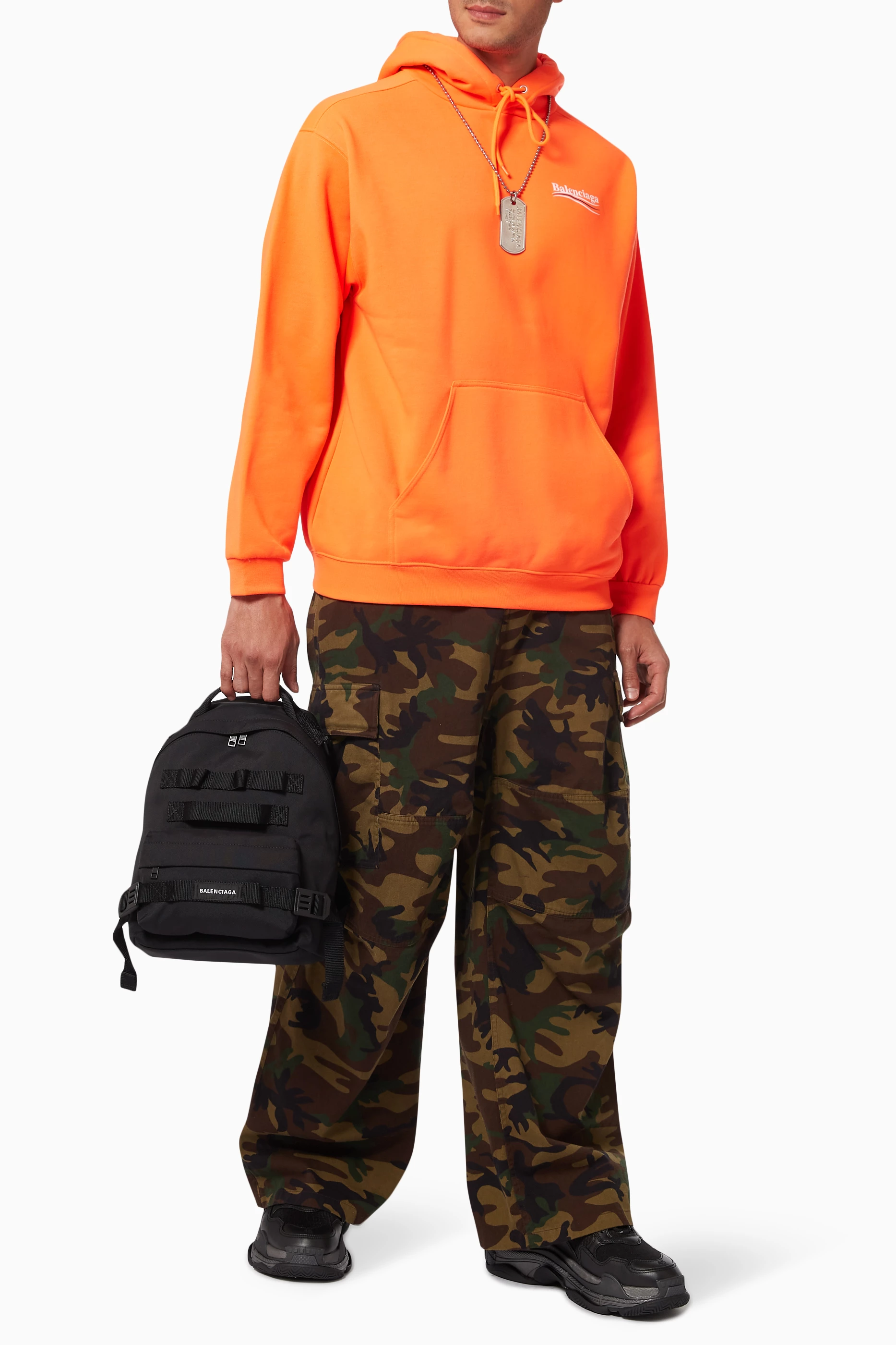 Balenciaga pants discount mens orange