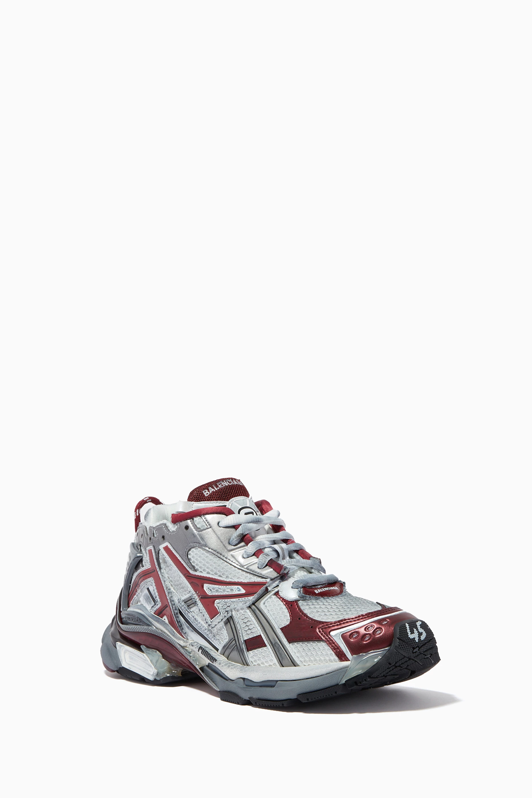 Balenciaga sneakers red and black hot sale