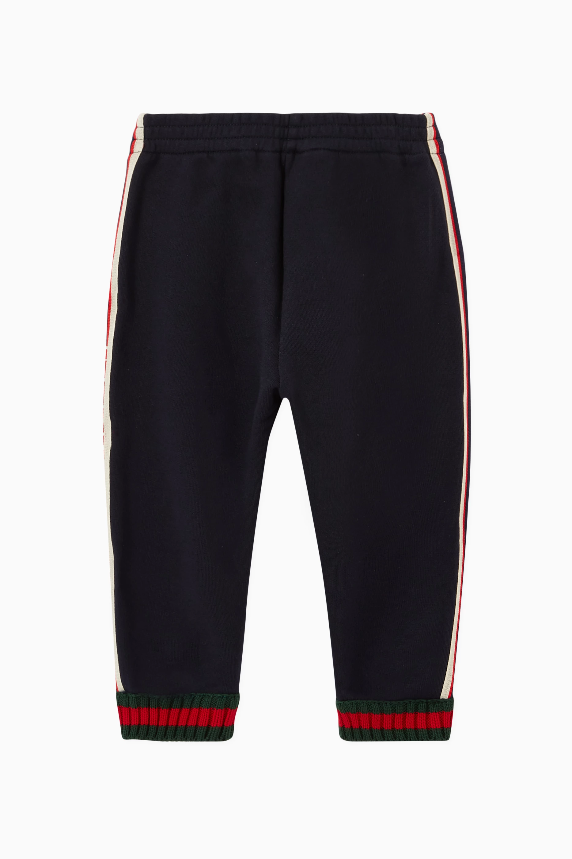 Buy Gucci Blue Gucci Stripe Baby Pants in Cotton for Baby Boys in