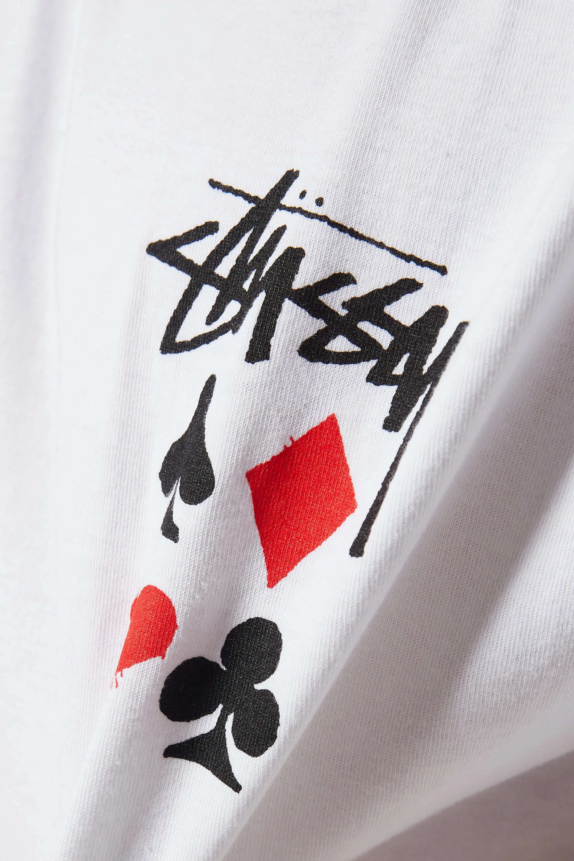 Stussy white store t shirt