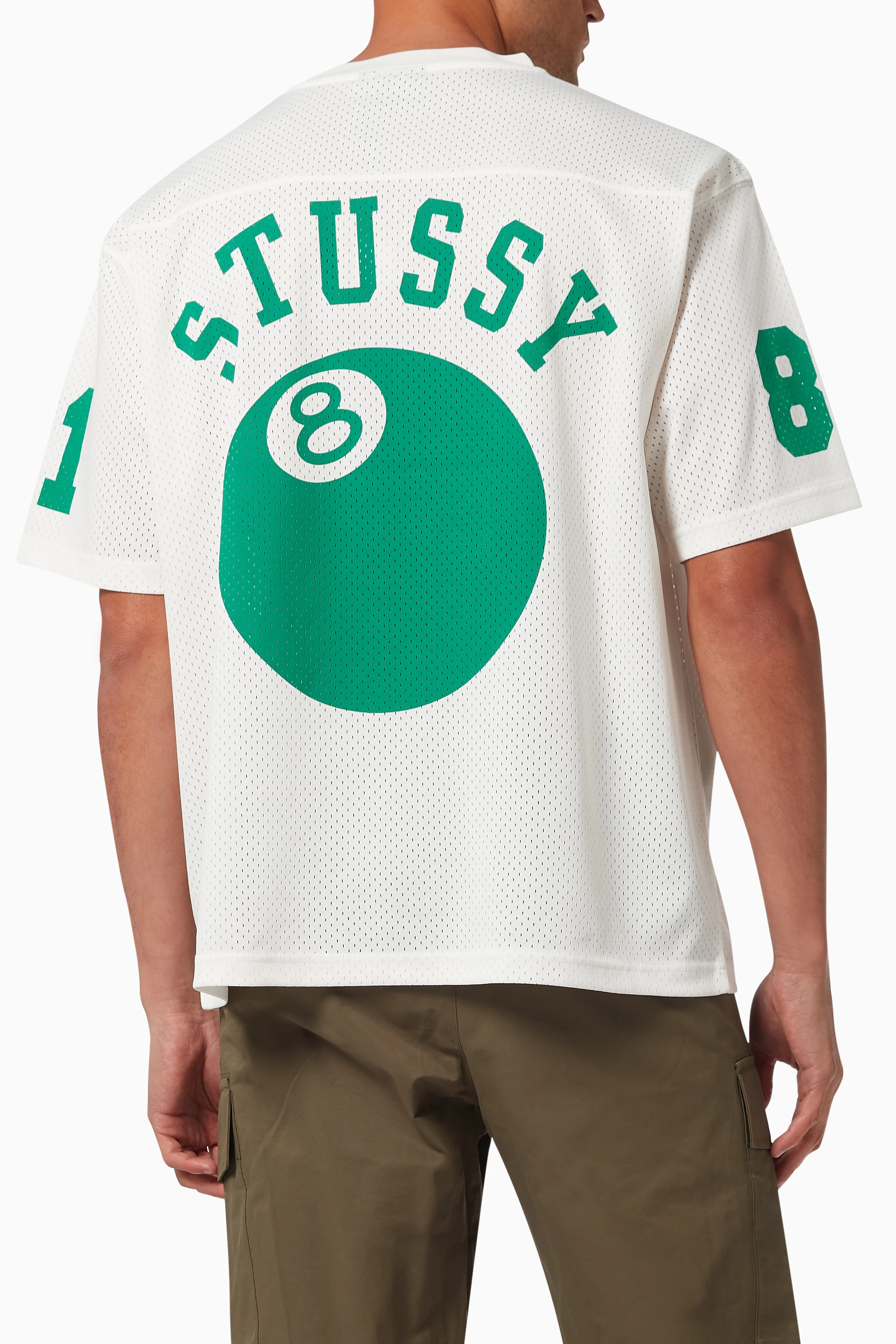 Stüssy - Men's Sport Mesh Football Jersey - (Green) – DSMNY E-SHOP