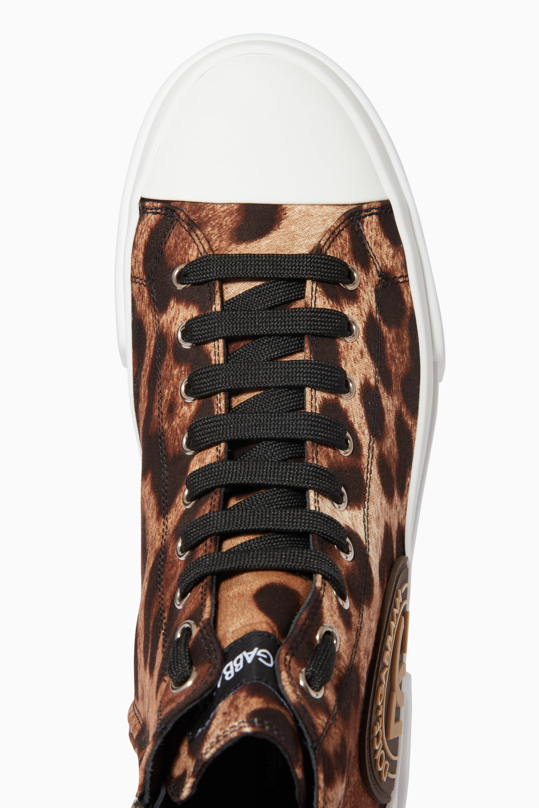 Dolce & gabbana discount leopard print sneakers