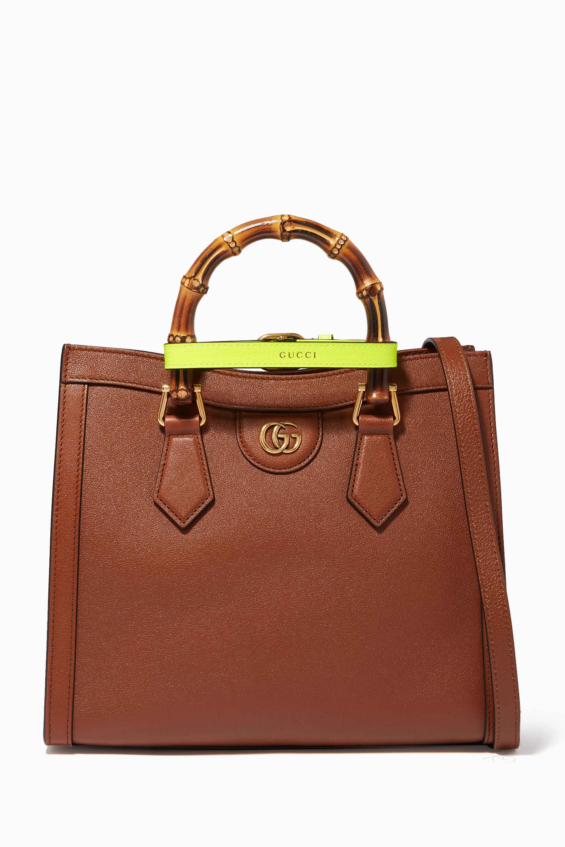 Gucci brown deals leather tote