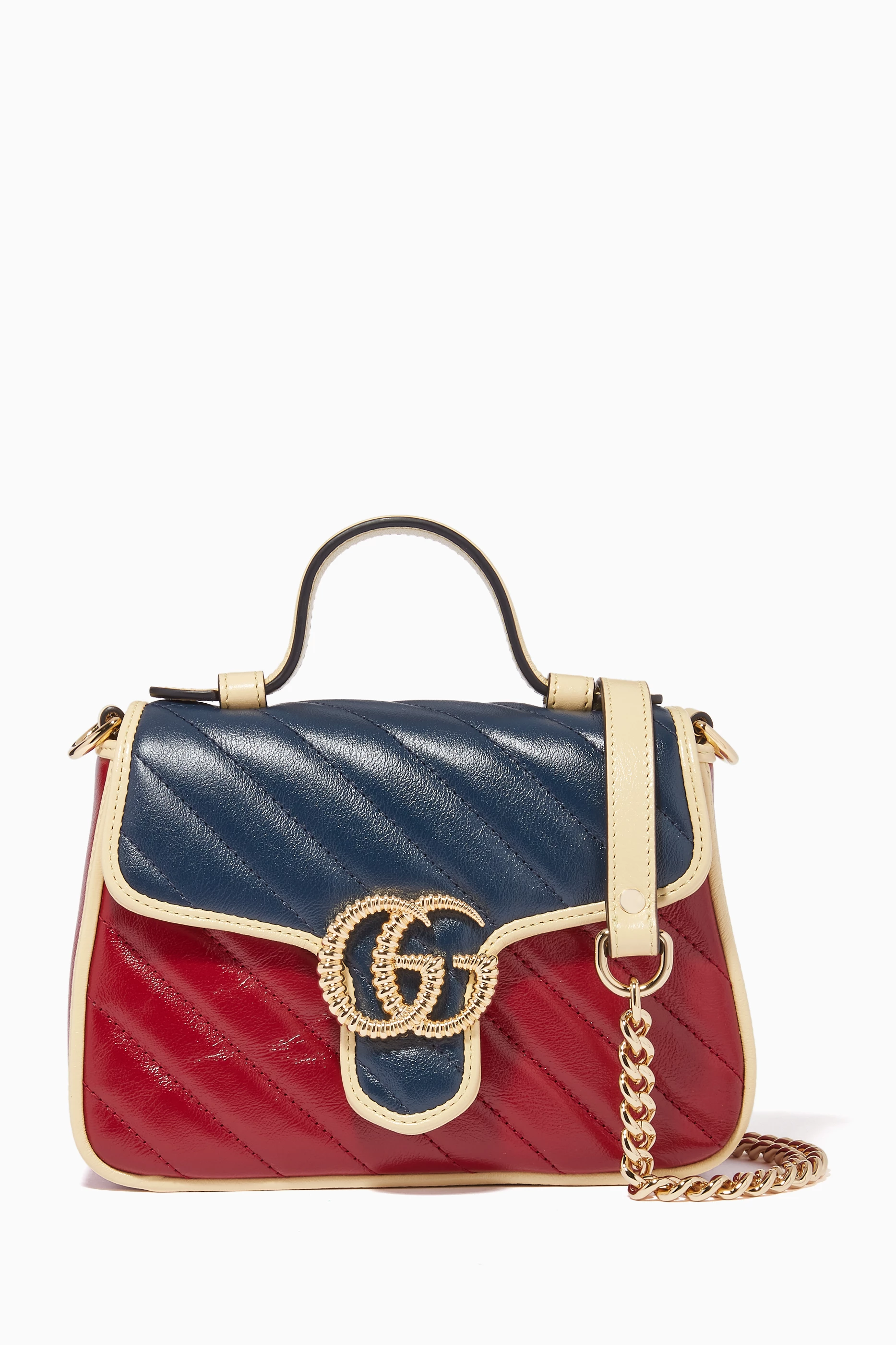 Gucci on sale navy marmont