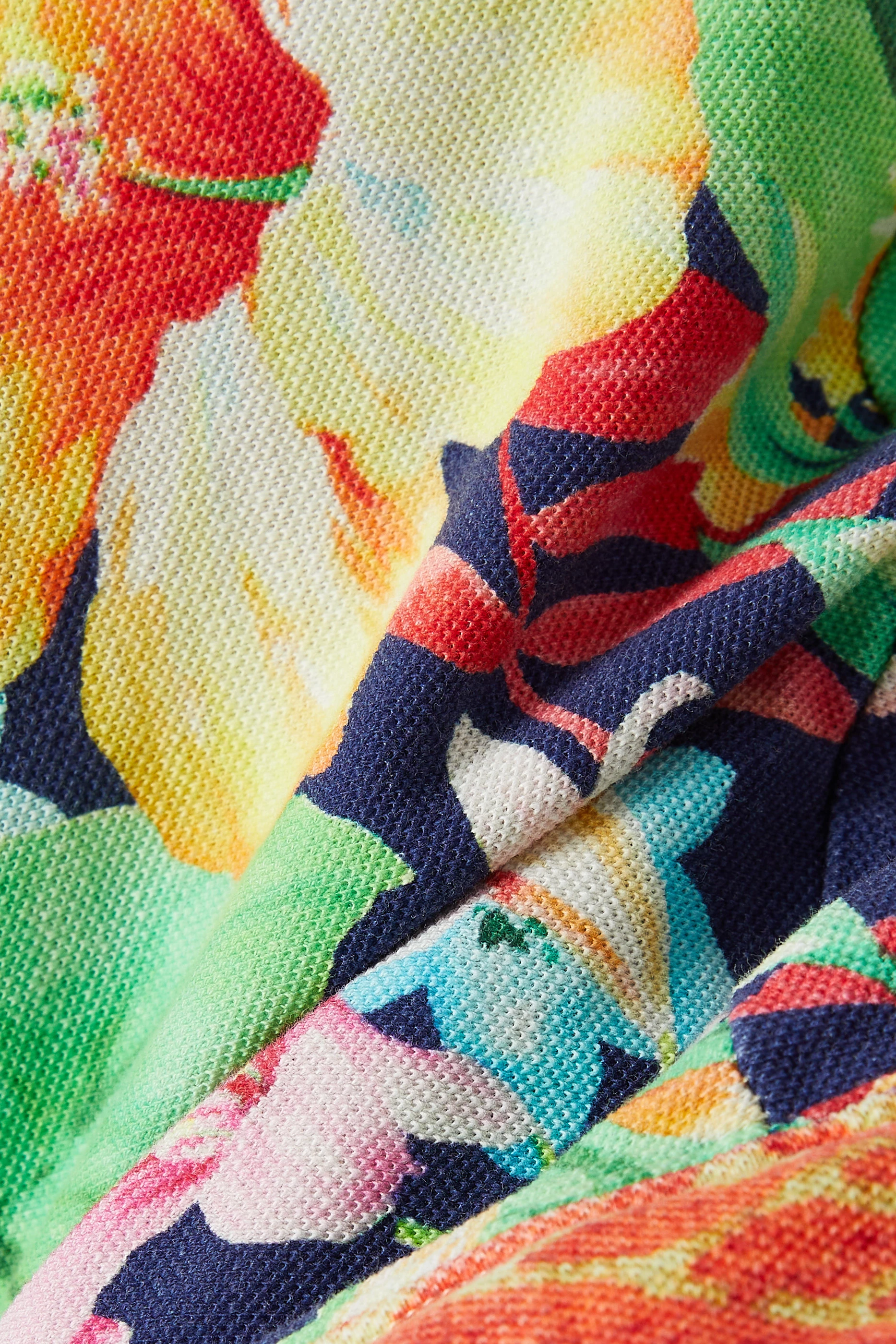 Buy Polo Ralph Lauren Multicolour Serape Hoodie in Cotton Mesh for