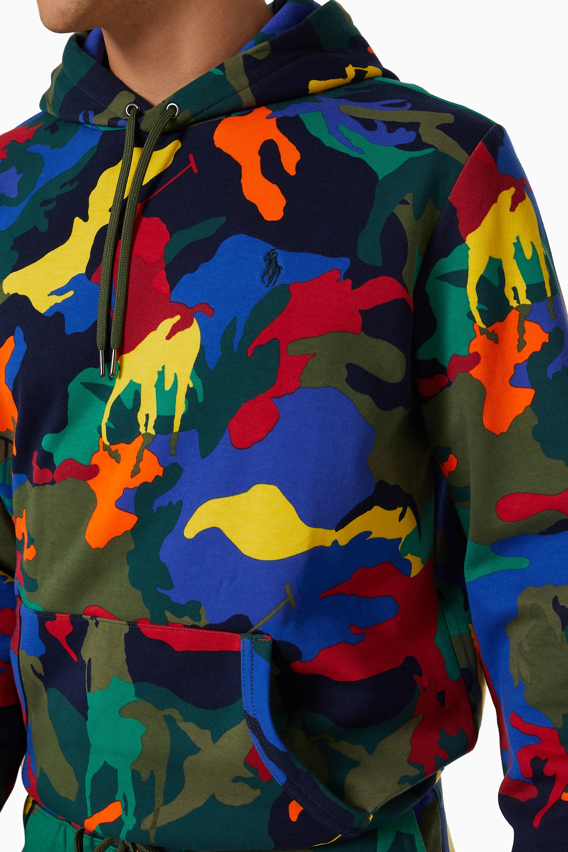 Camo ralph lauren hoodie discount
