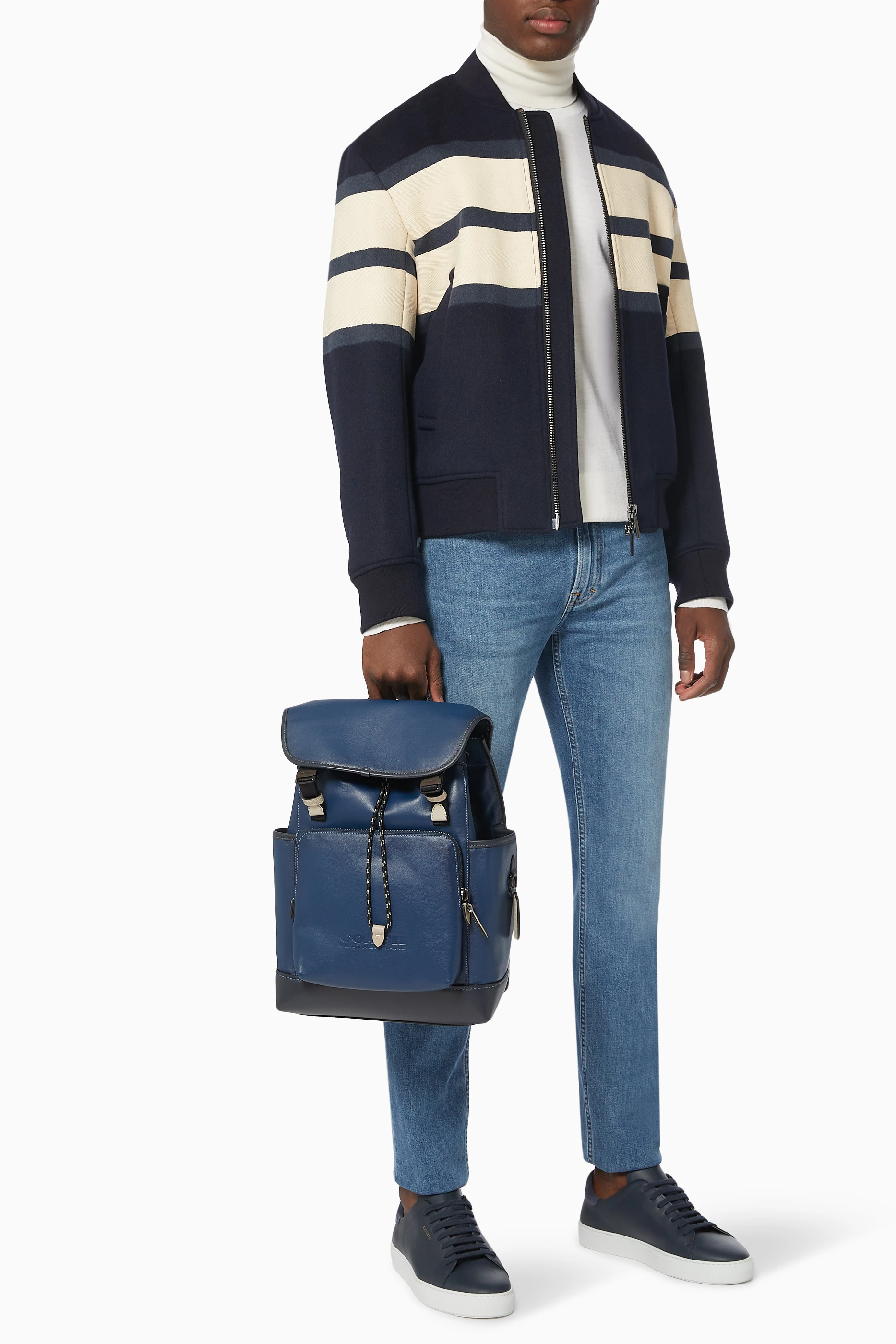 COACH®  League Flap Backpack In Colorblock