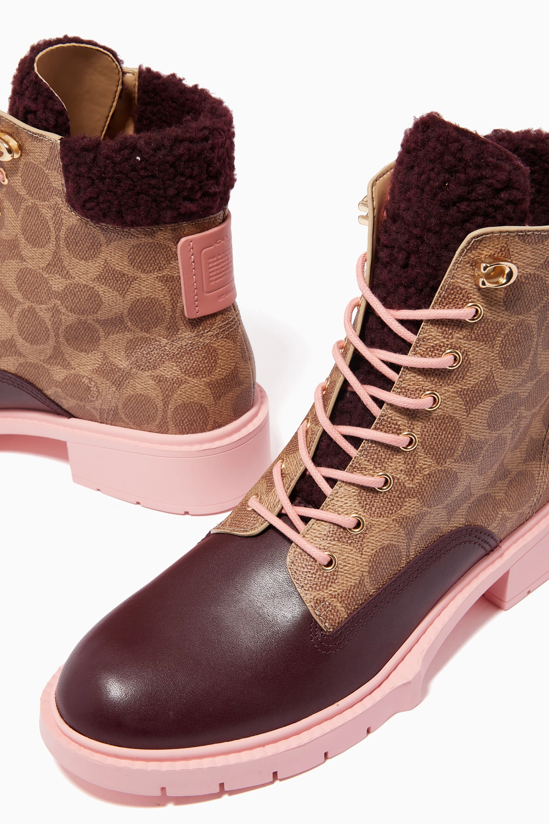 Coach lorimer bootie in signature canvas clearance