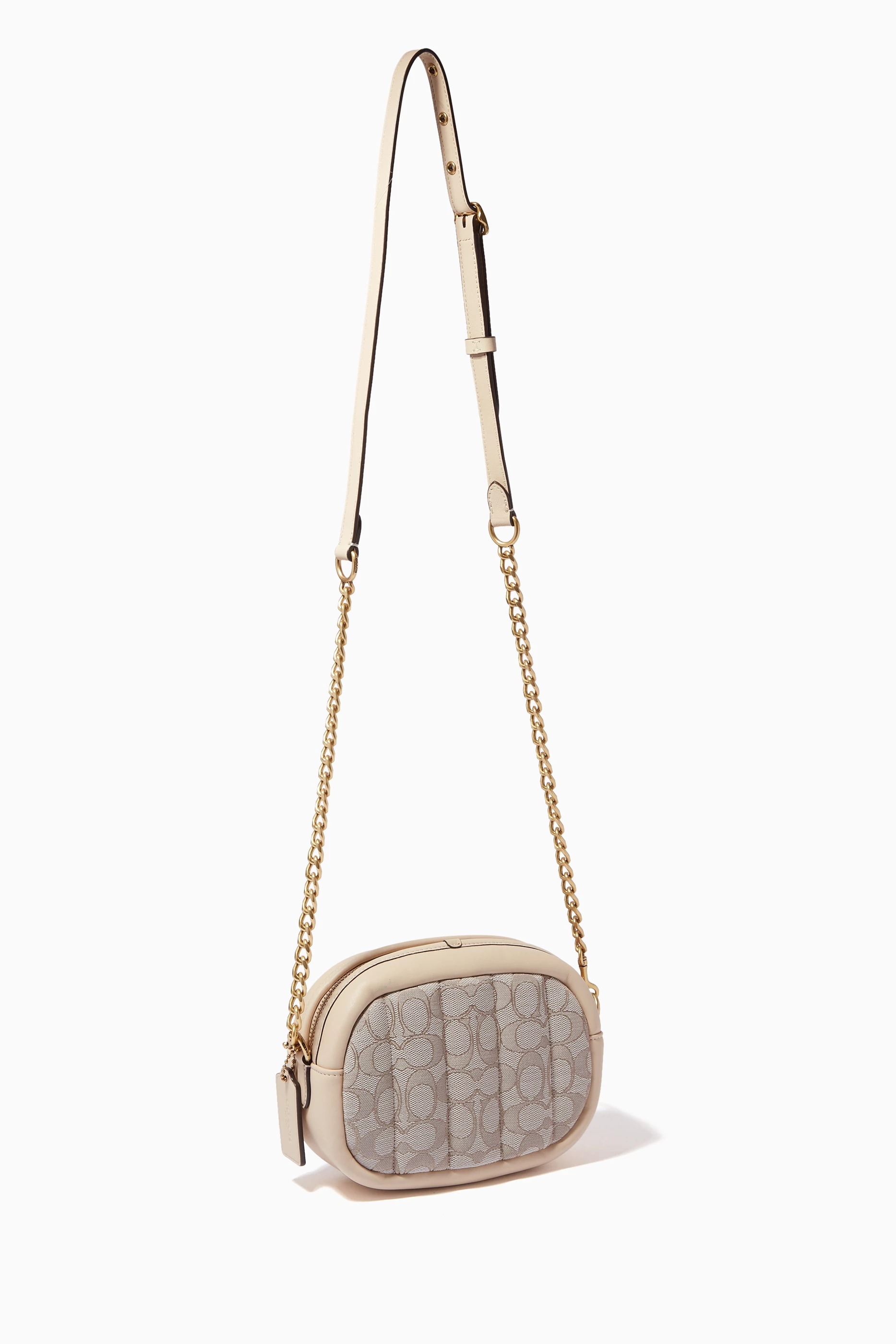 Coach isla chain crossbody with quilting on sale