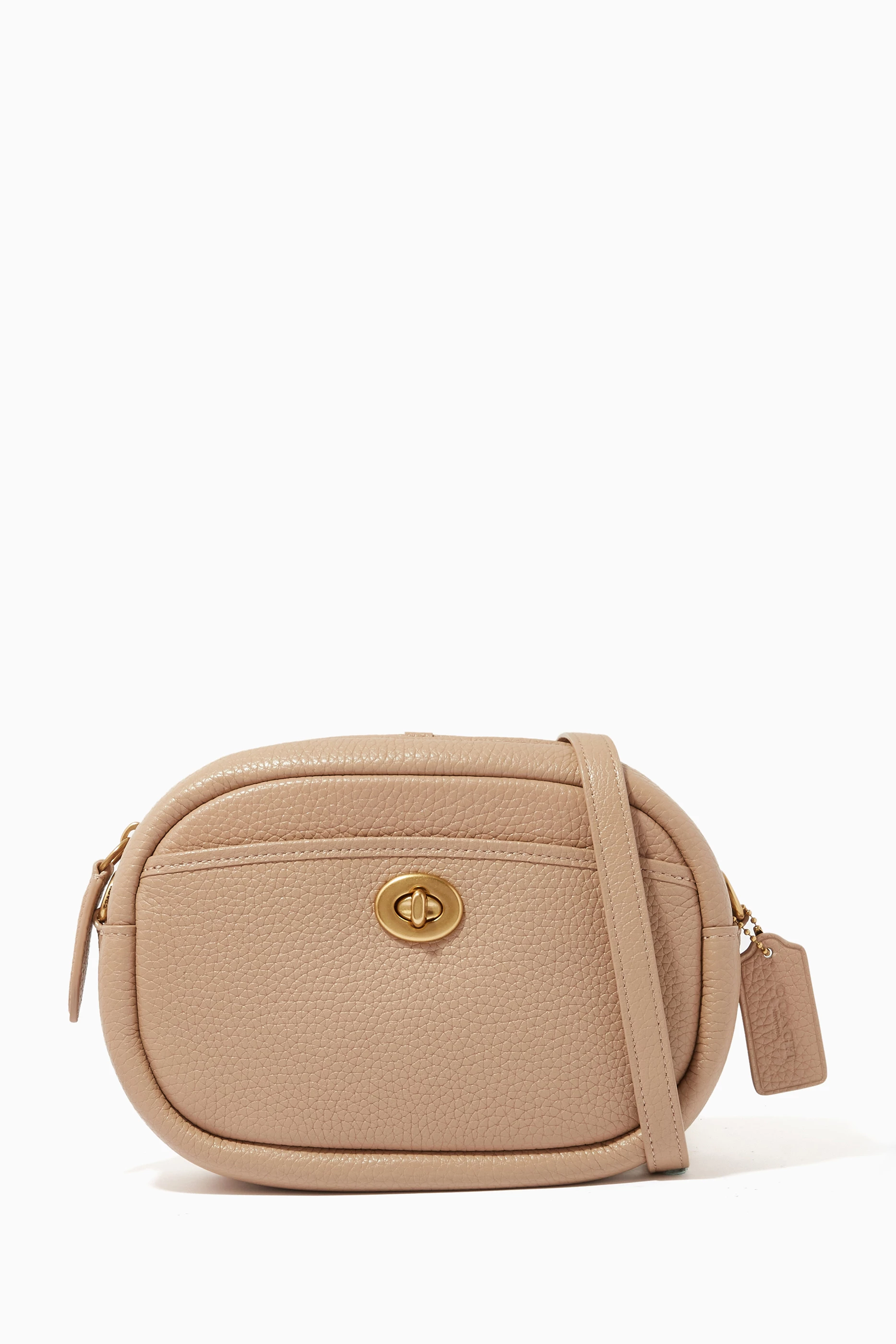 Coach fanny pack store in pebble leather