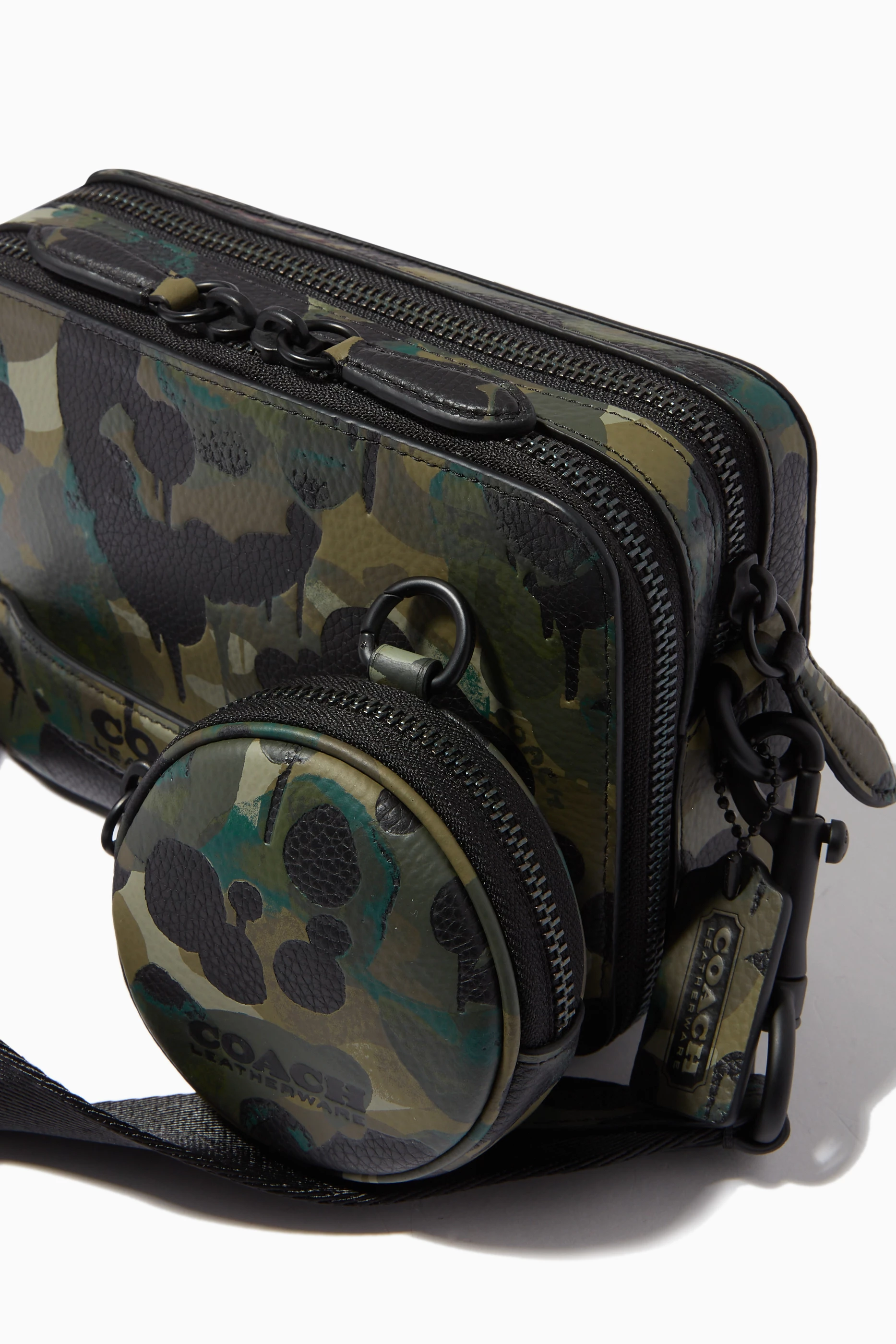 Camouflage coach purse hot sale
