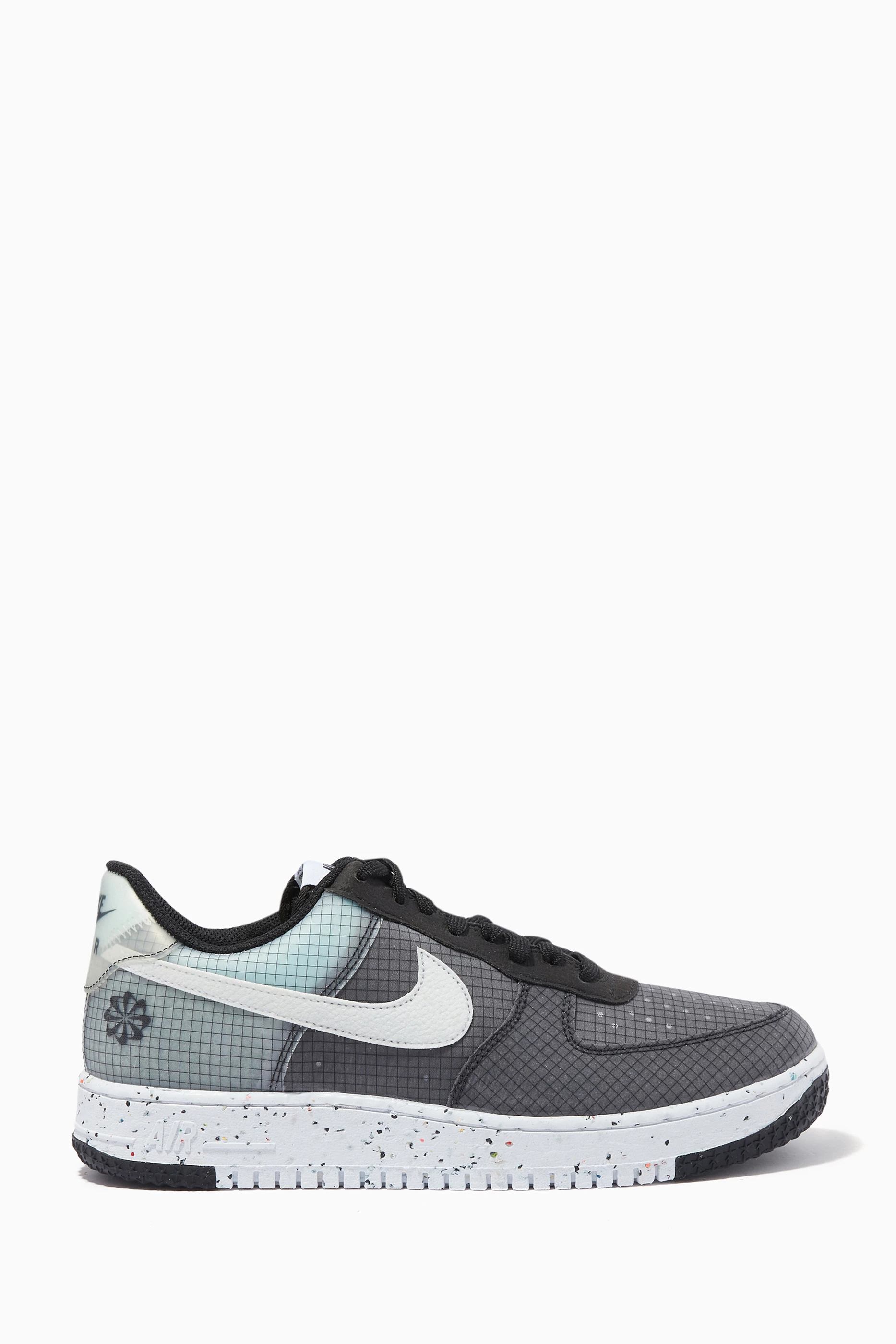 Buy Nike Black Air Force 1 Crater M2Z2 Sneakers in Leather for Men