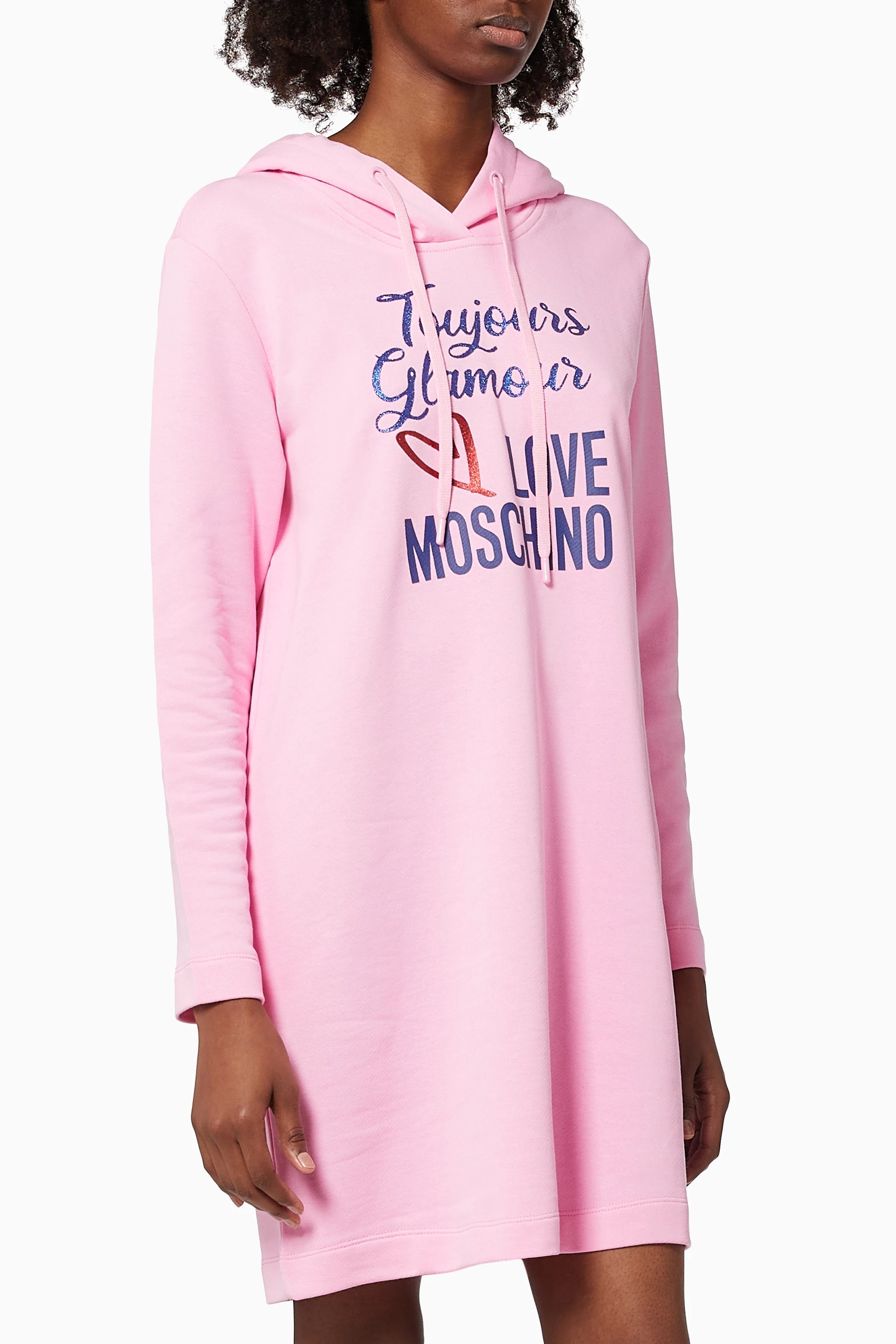 Moschino hoodie dress clearance
