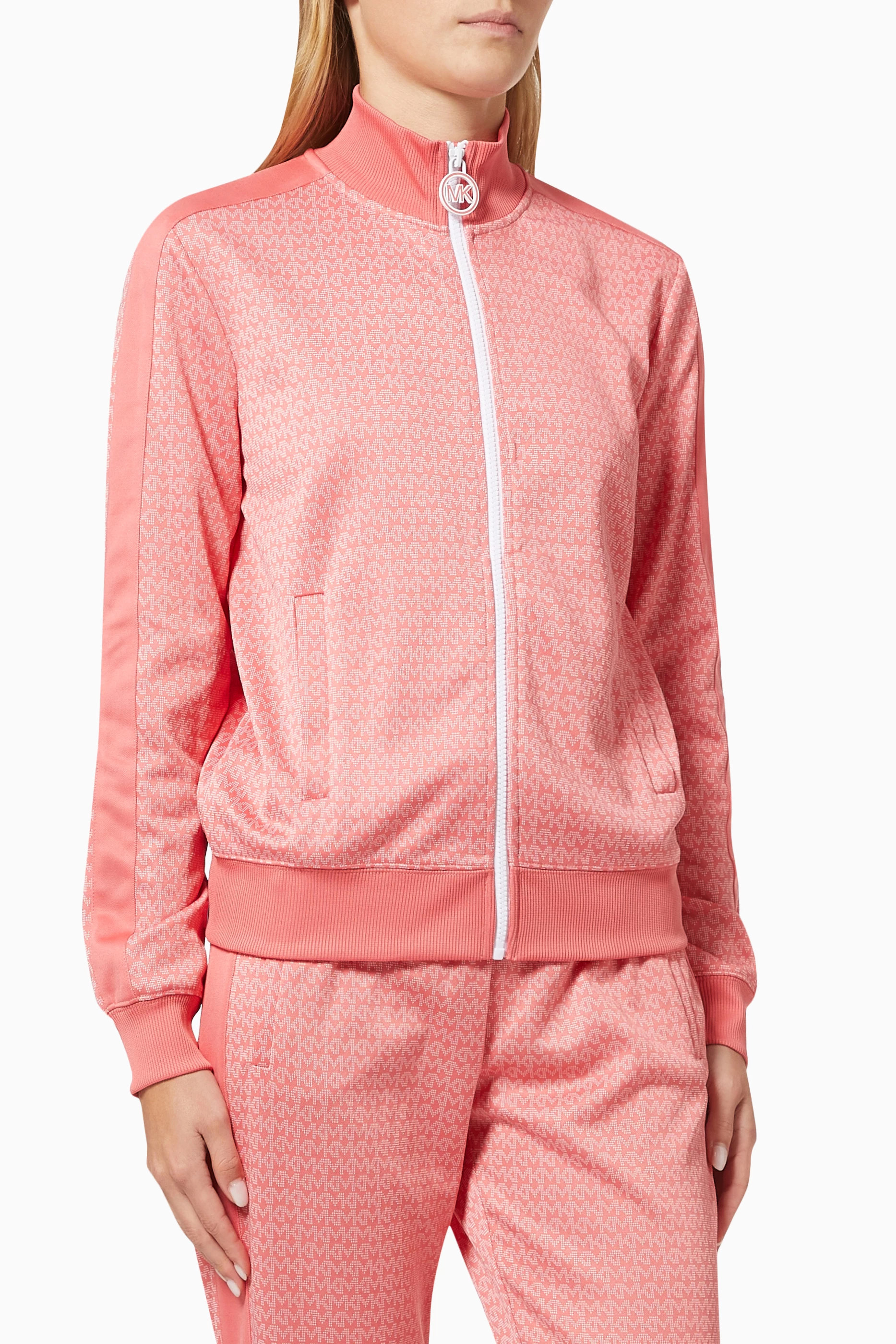 Michael kors track jacket deals