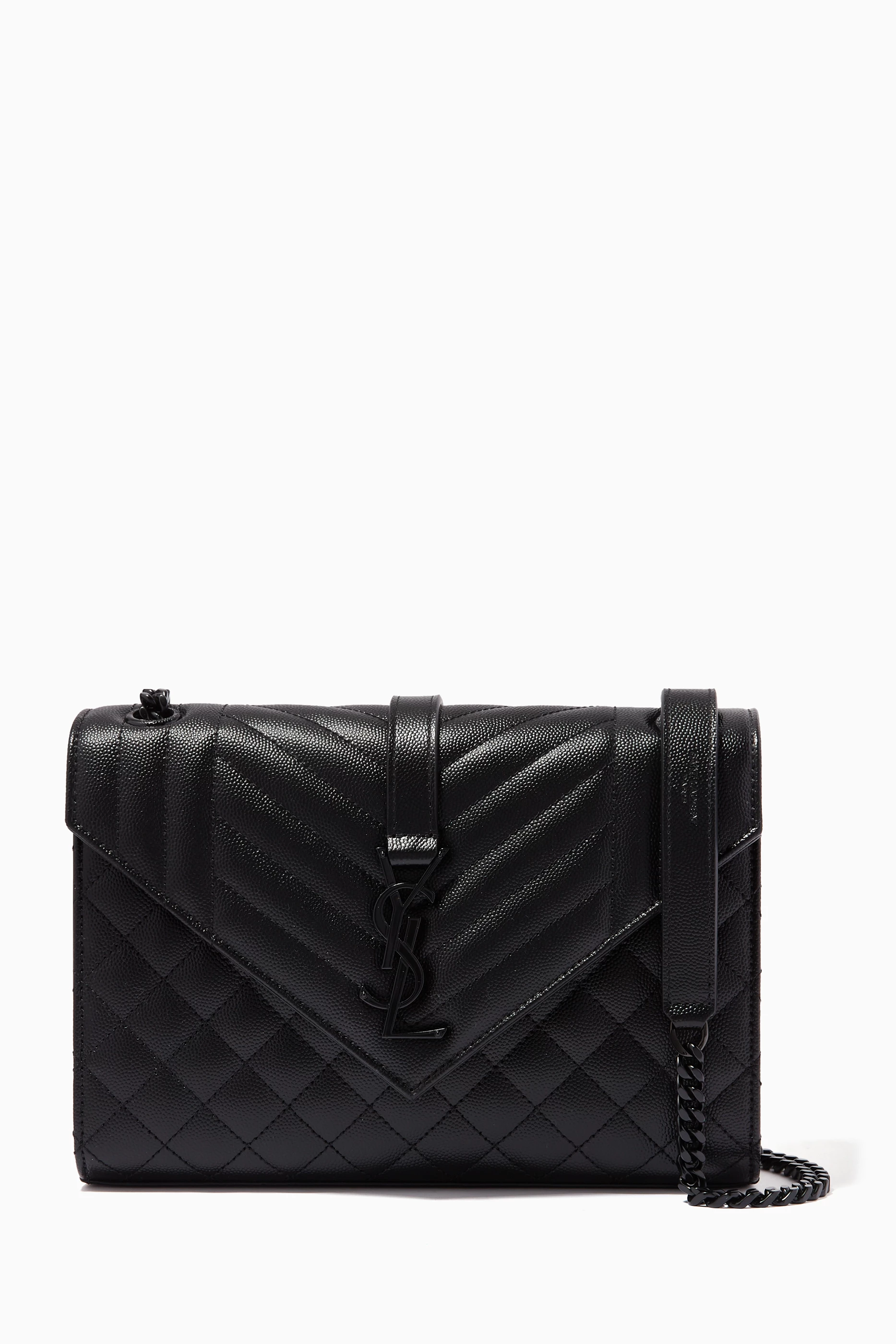 Ysl envelope bag black hardware store