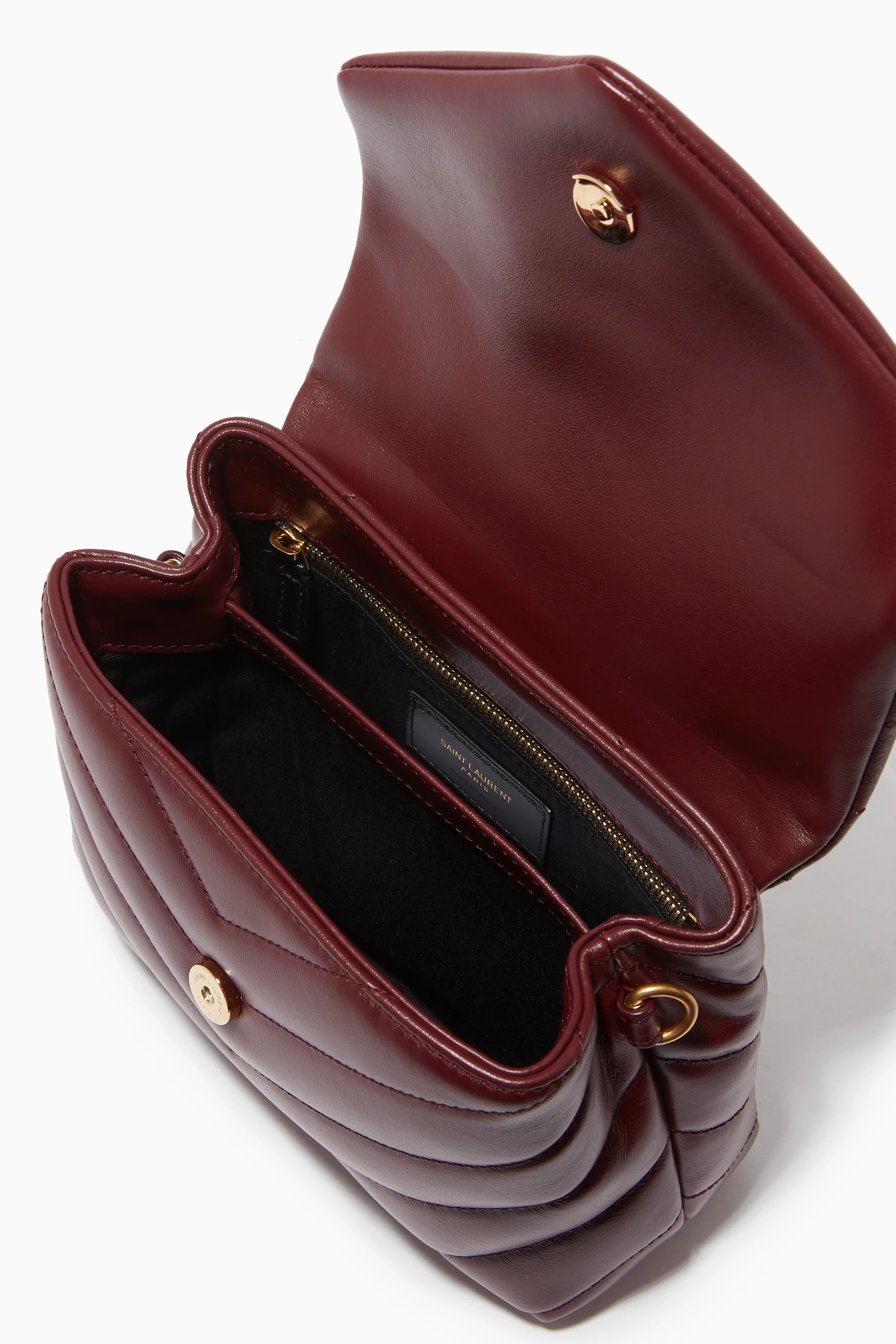 Ysl toy shop loulou burgundy