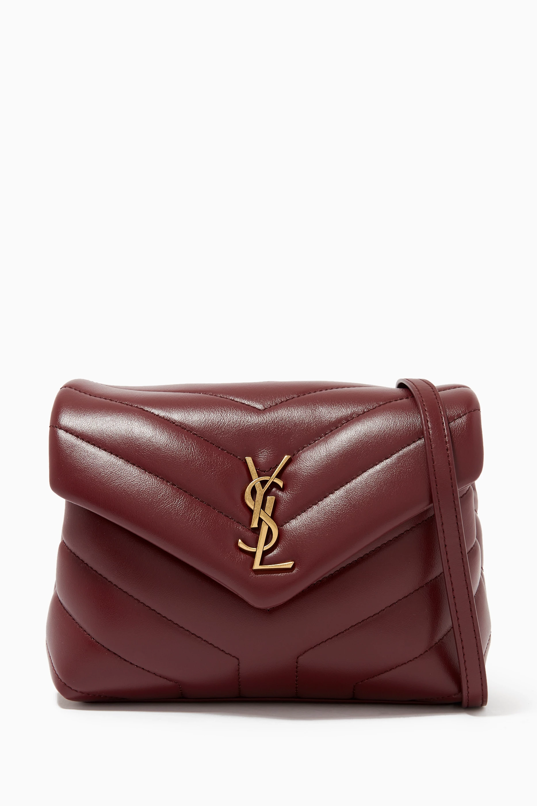 Ysl toy loulou store burgundy