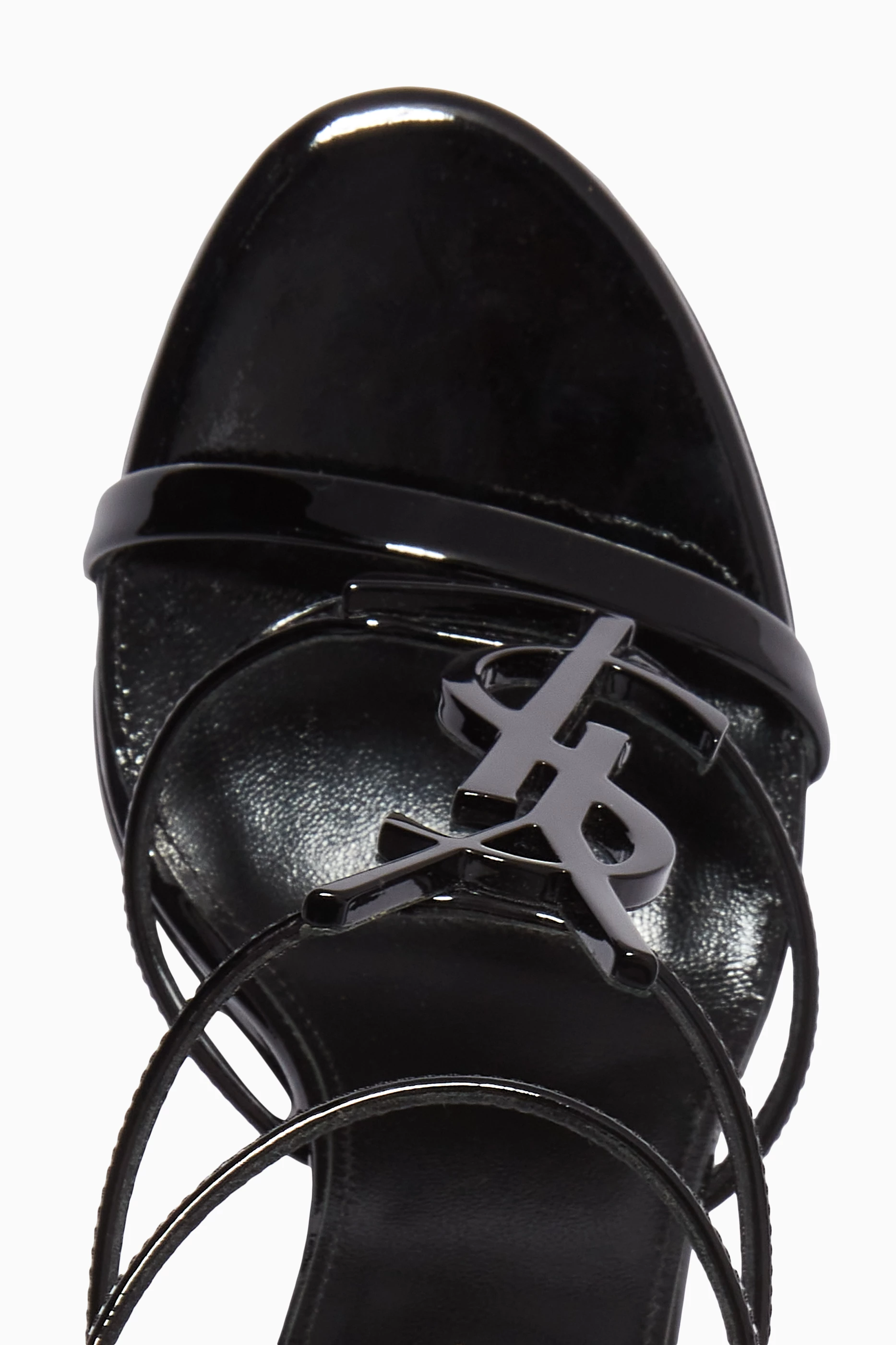 Black patent hot sale leather dress sandals