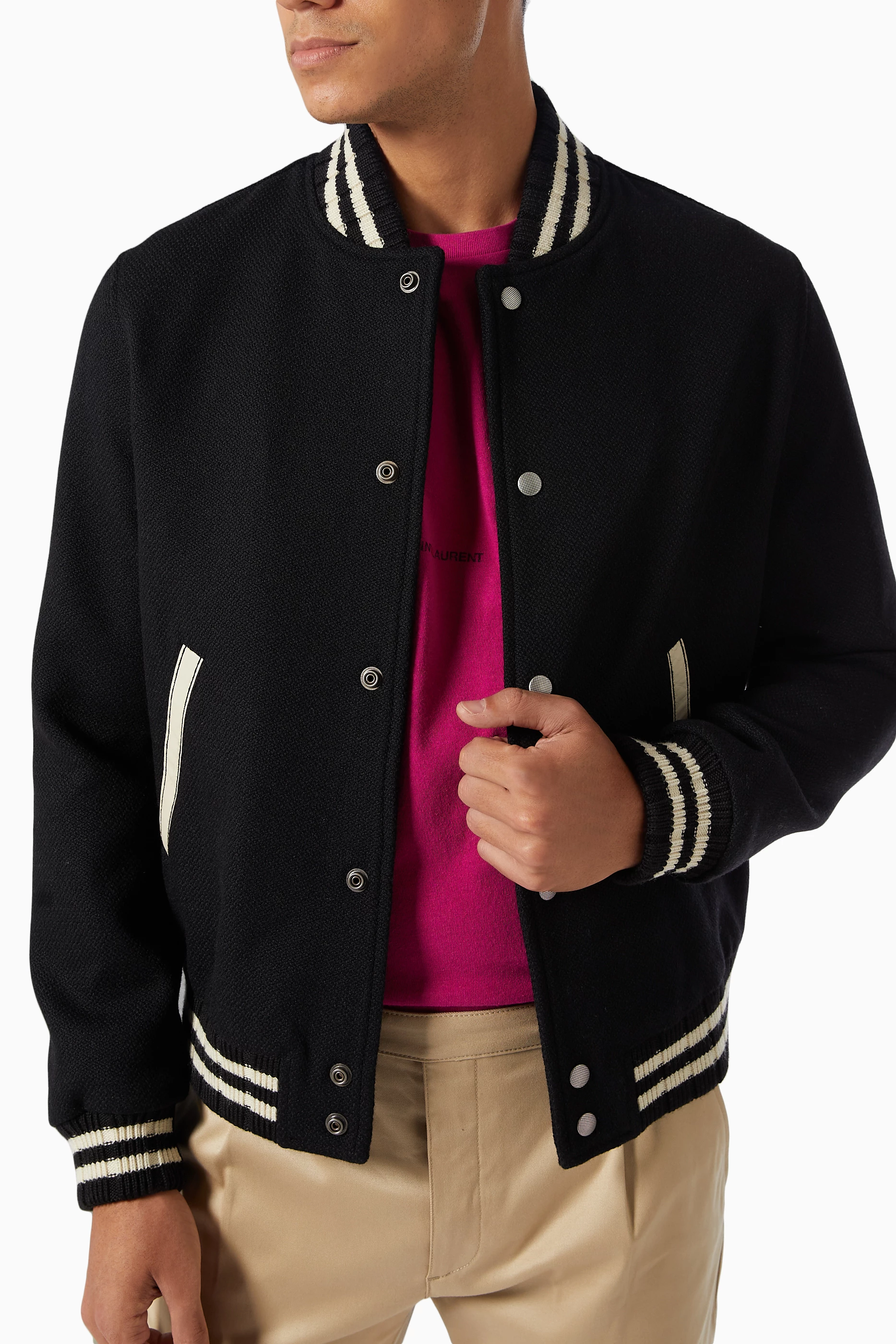 Saint laurent teddy sale jacket
