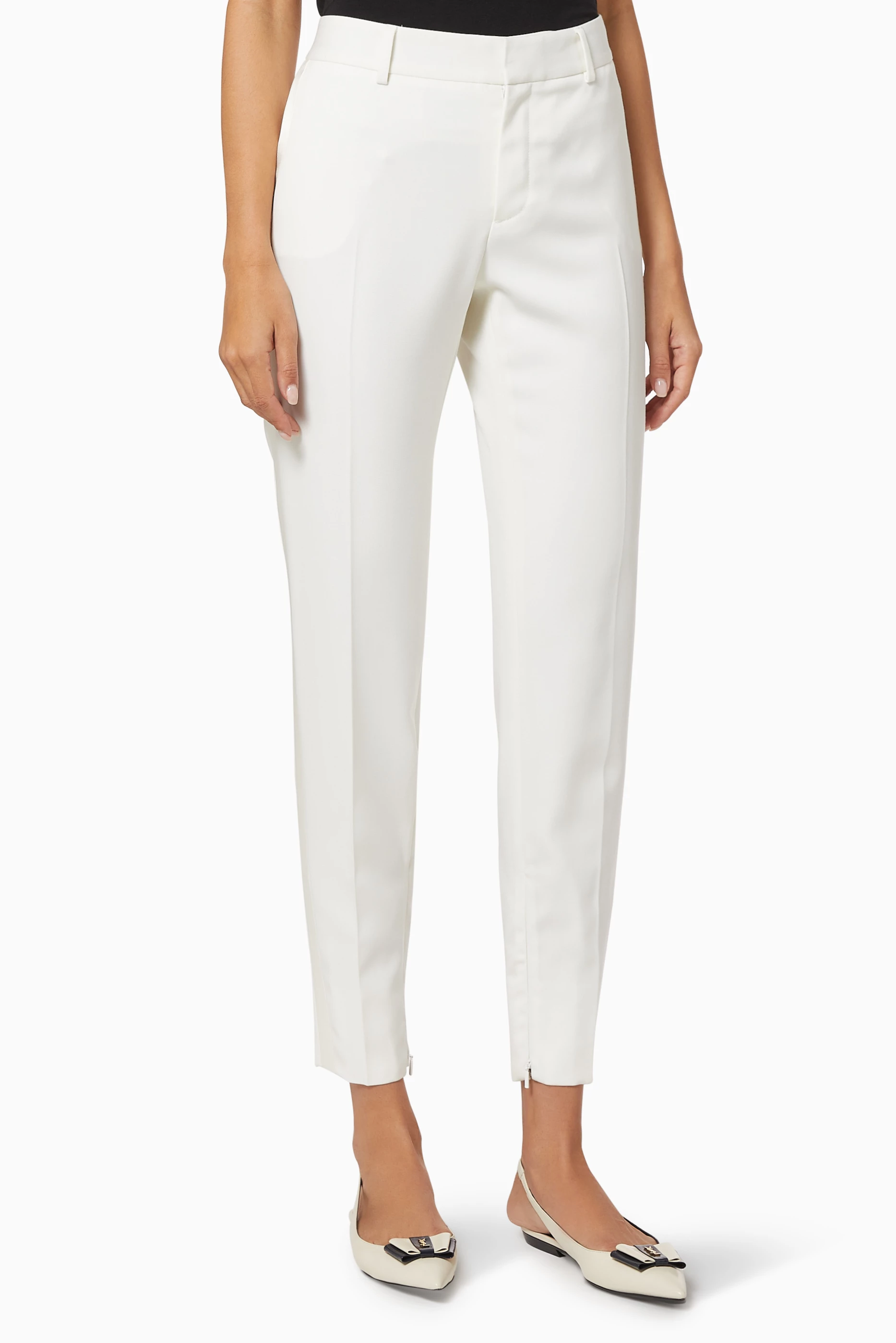 White tuxedo clearance pants womens
