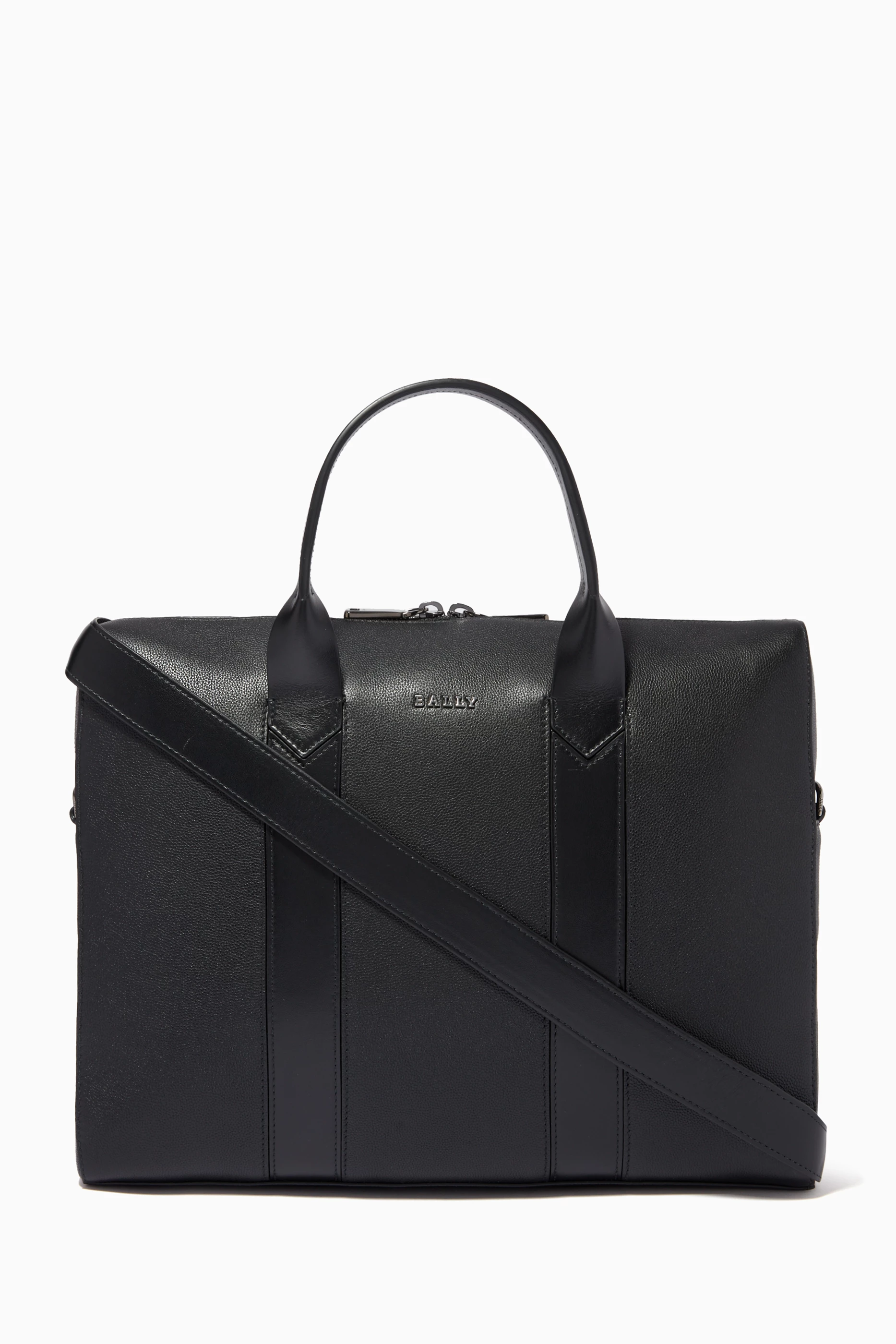 Bally leather duffle clearance bag