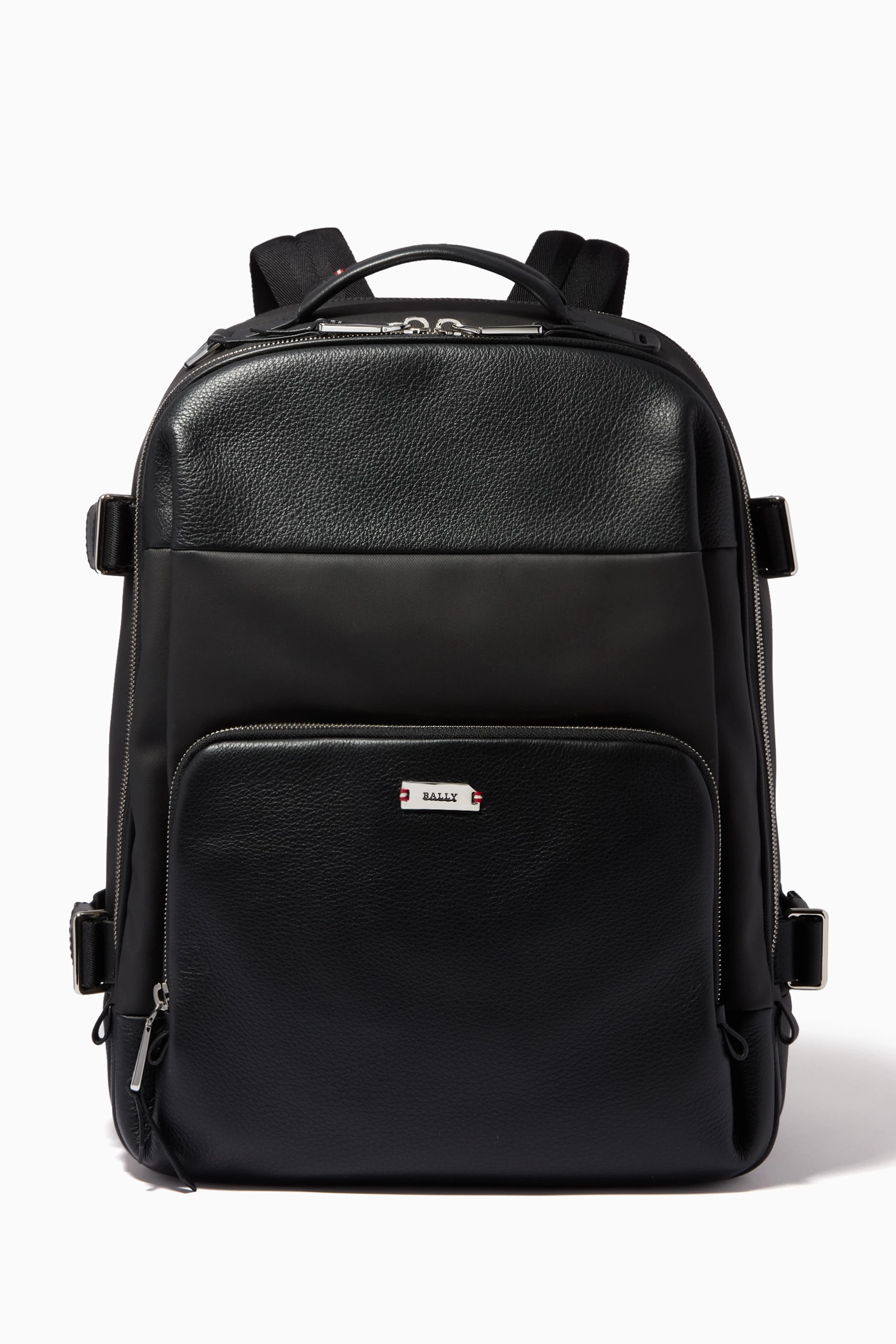 Bally backpack 2025 leather