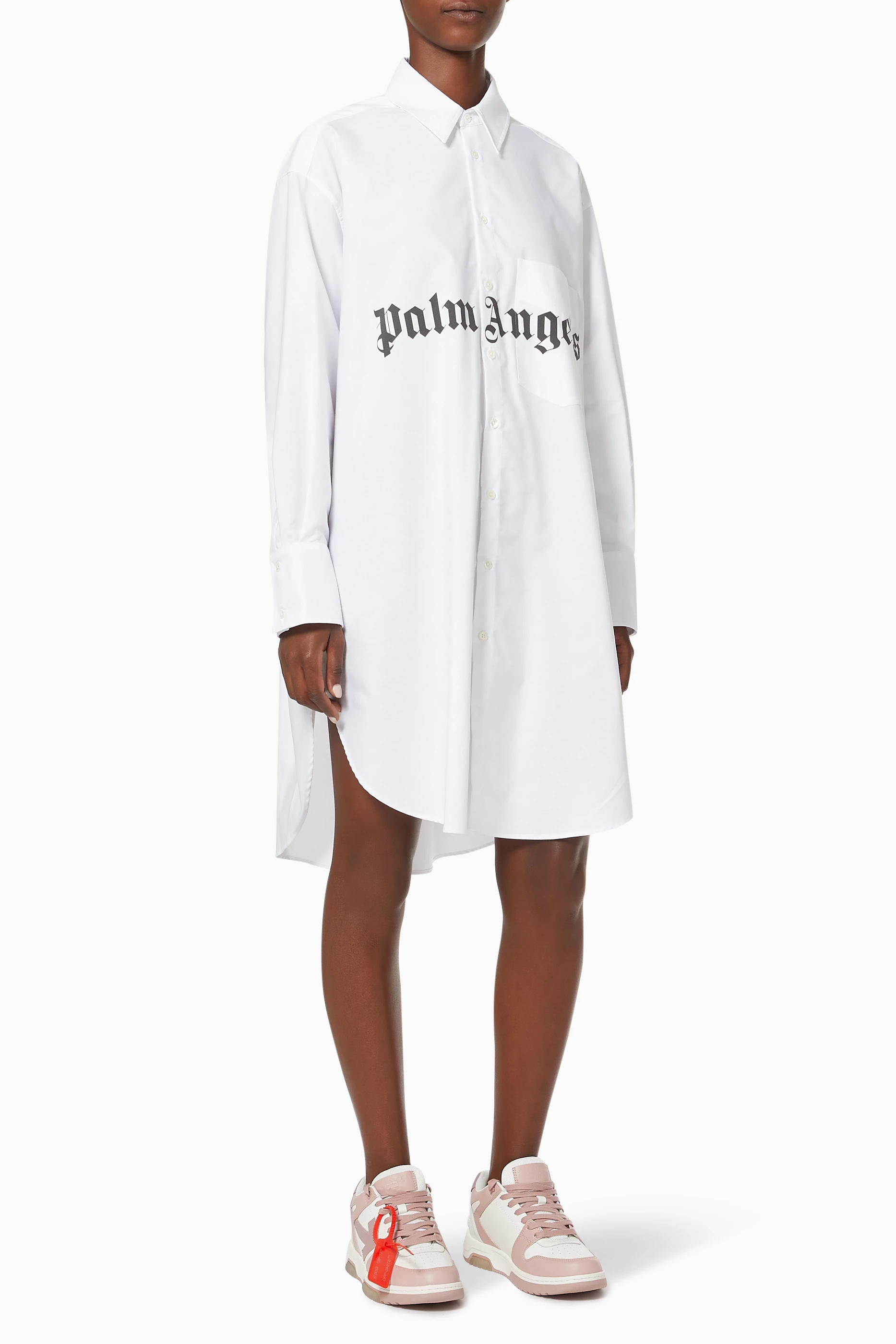Palm shirt dress hotsell