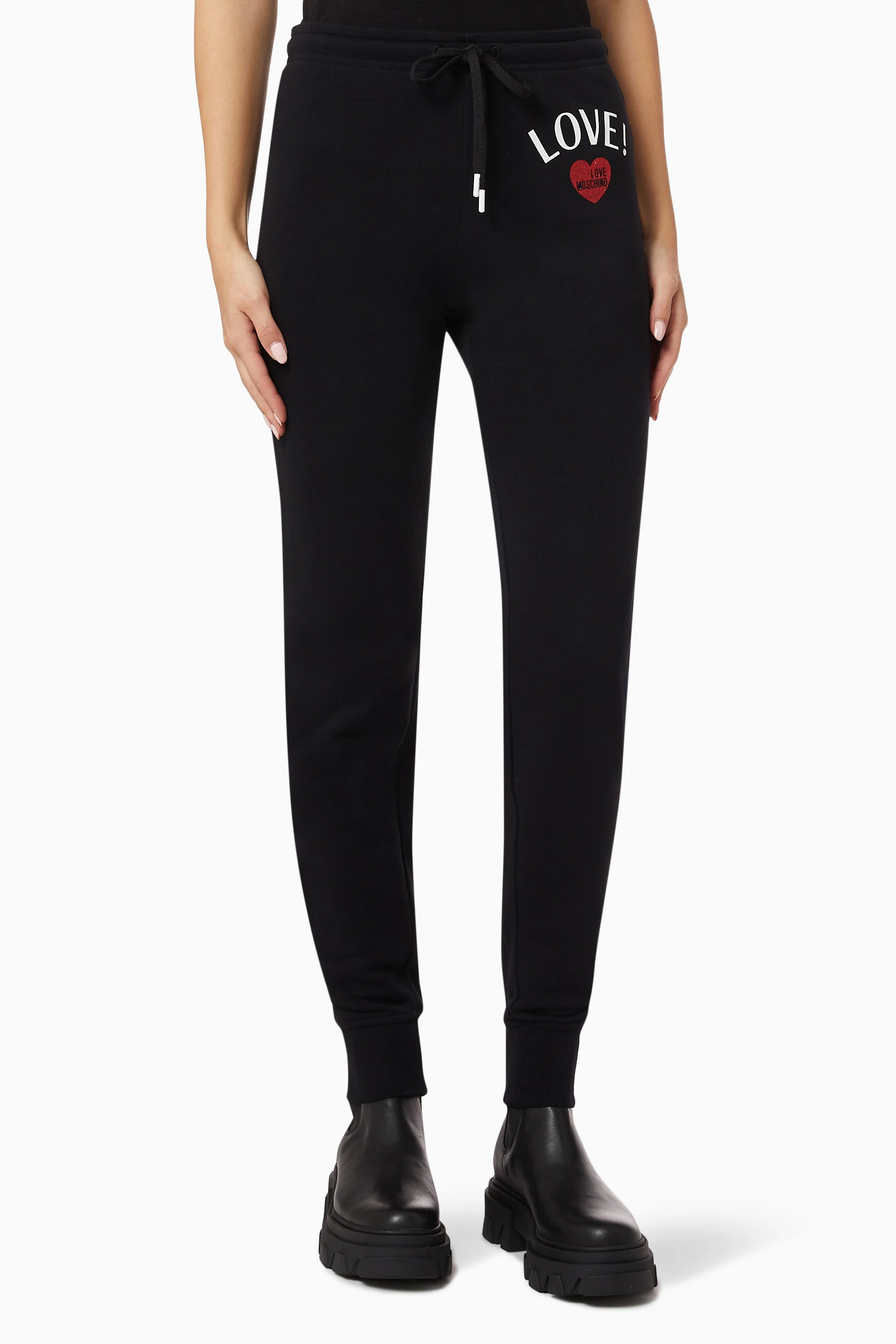 Love moschino sweatpants sales
