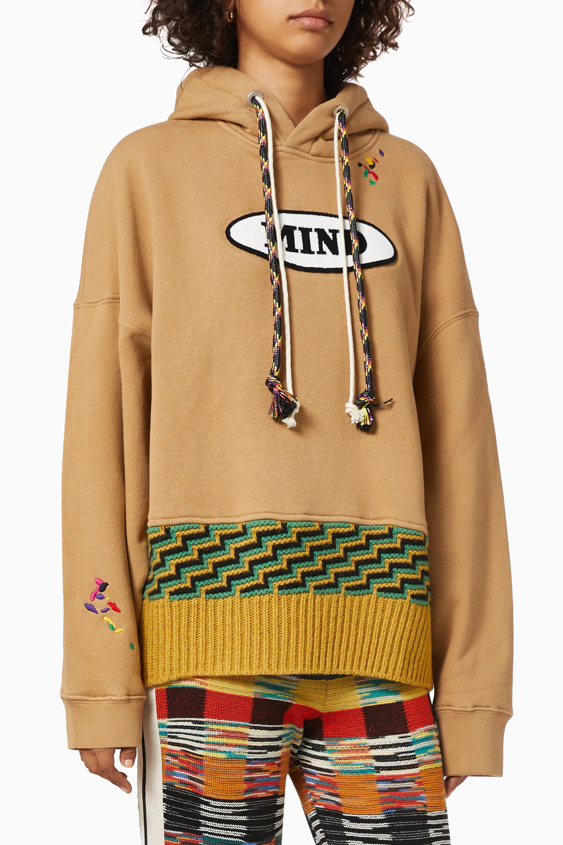 Champion & uo arm logo hoodie sweatshirt on sale