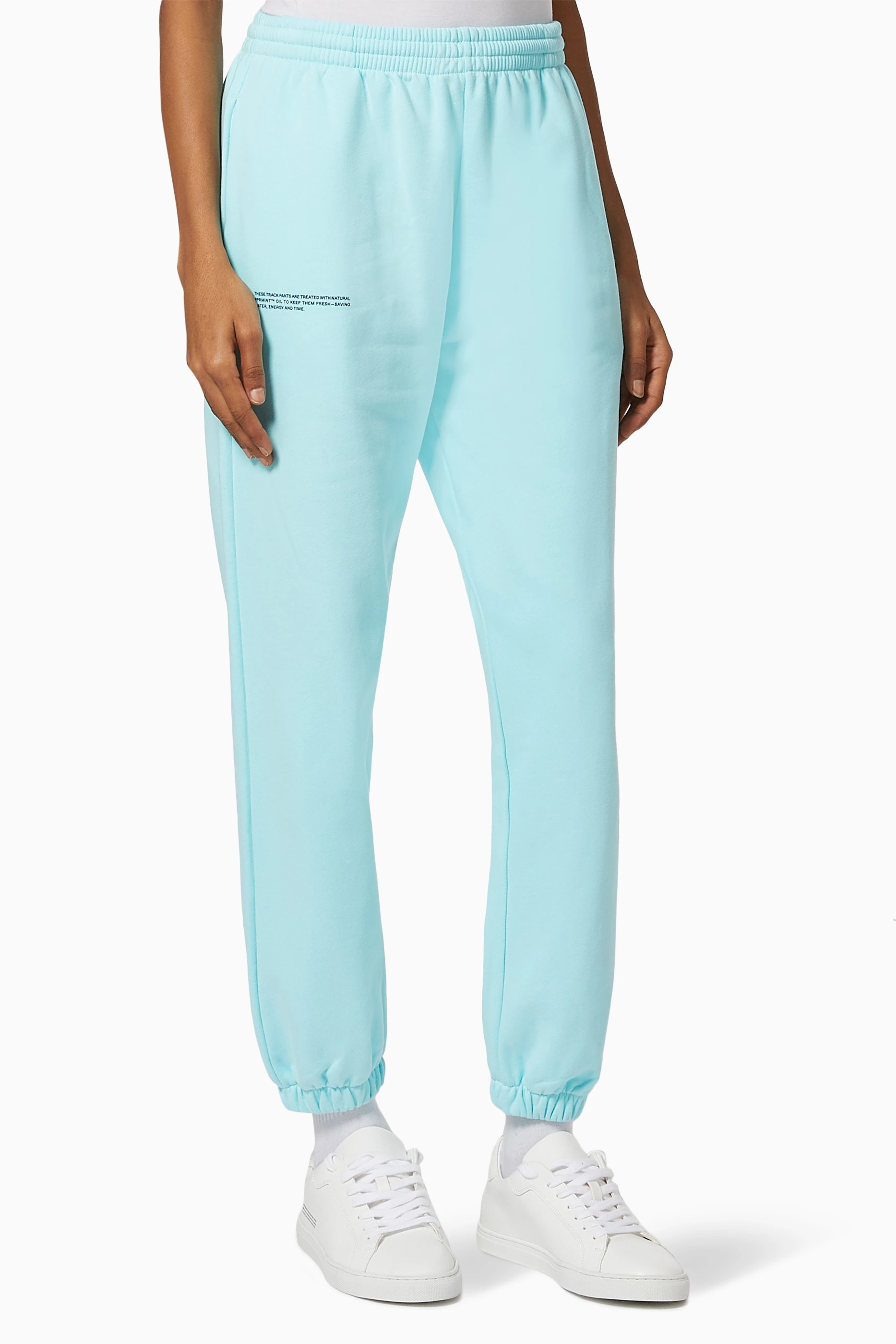 Buy PANGAIA Blue Lightweight Organic Cotton Trackpants for Women