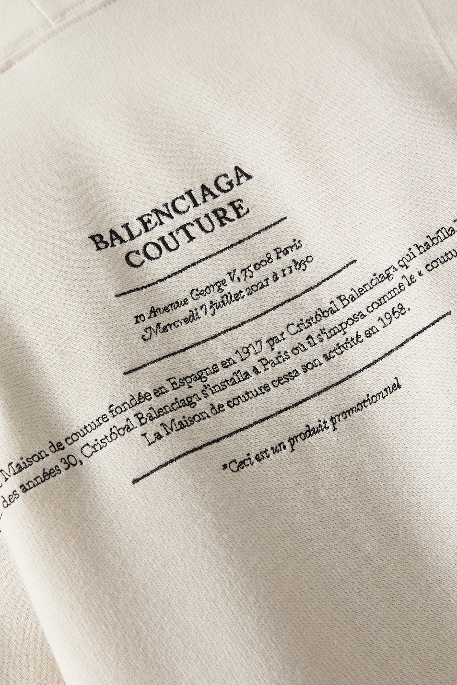 Balenciaga couture t shirt 2025