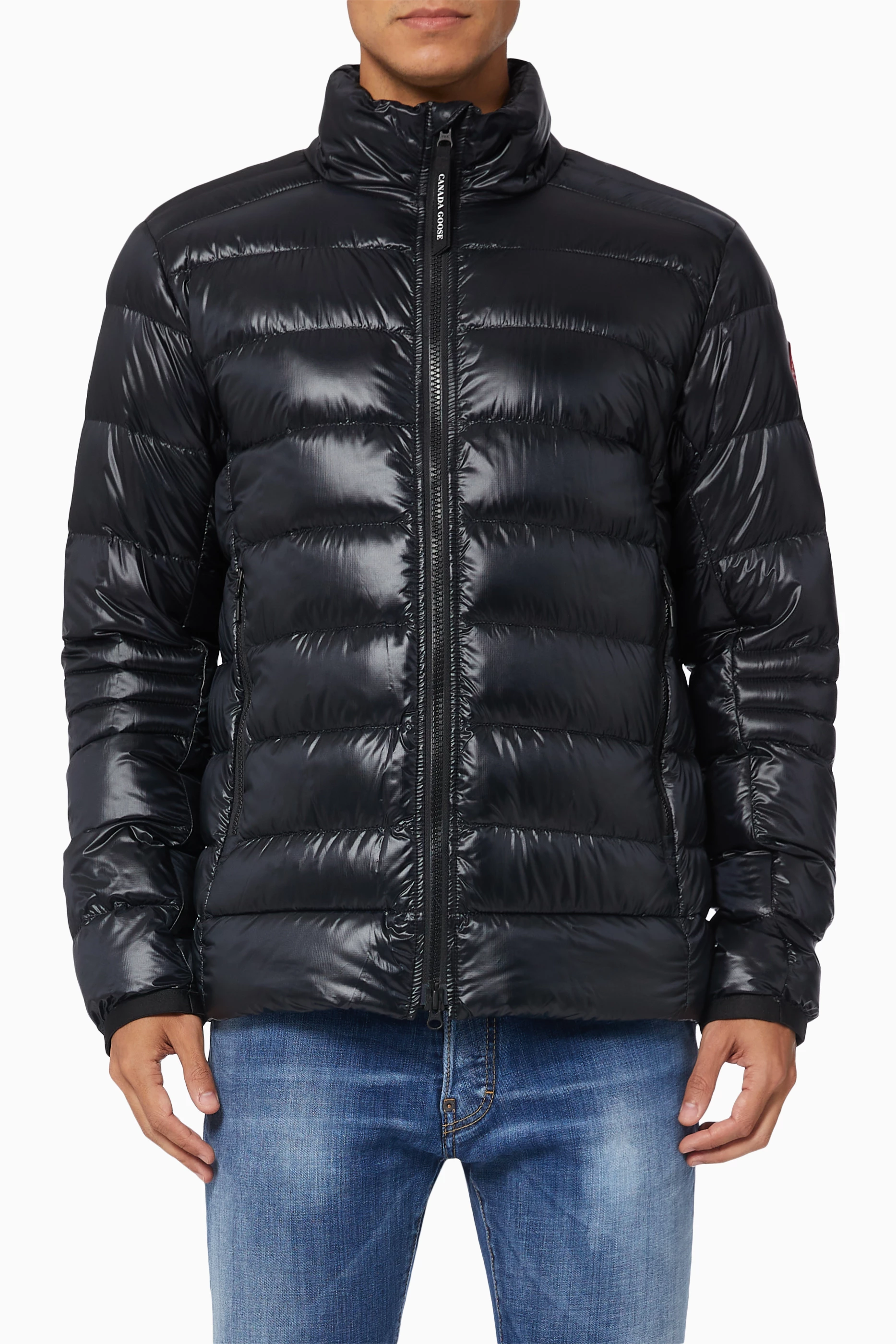 Canada goose best sale leather jacket