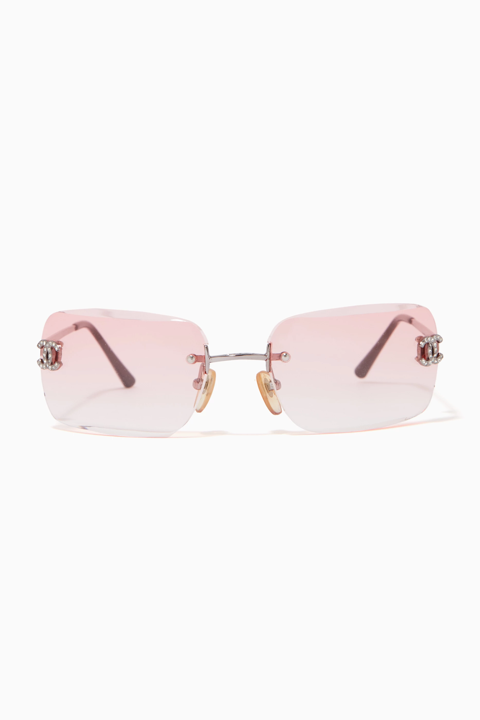 CHANEL 2023-24FW Street Style Square Bridal Sunglasses in 2023