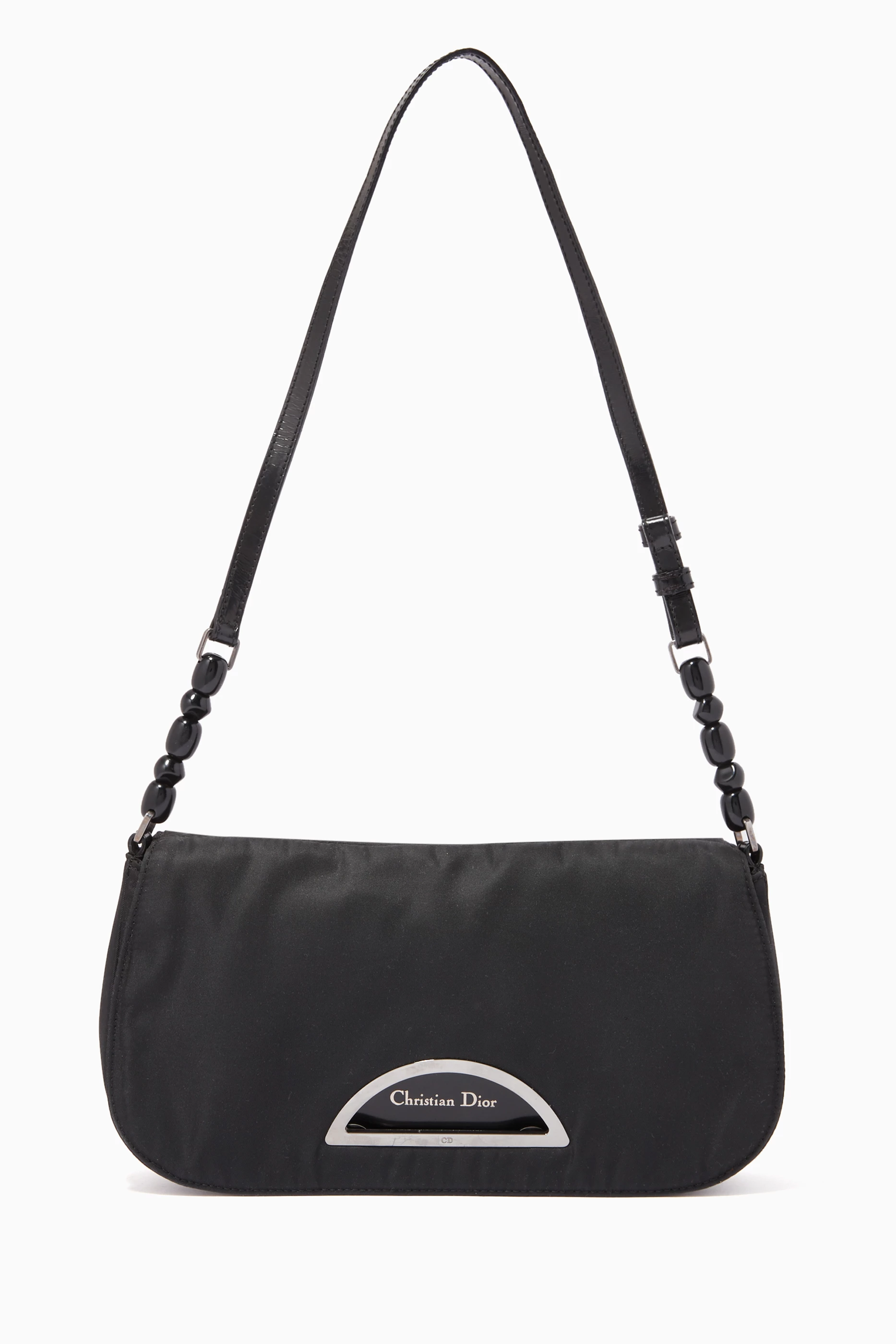 Buy Christian Dior Pre Loved Black Malice Shoulder Bag in Nylon for Women in UAE Ounass