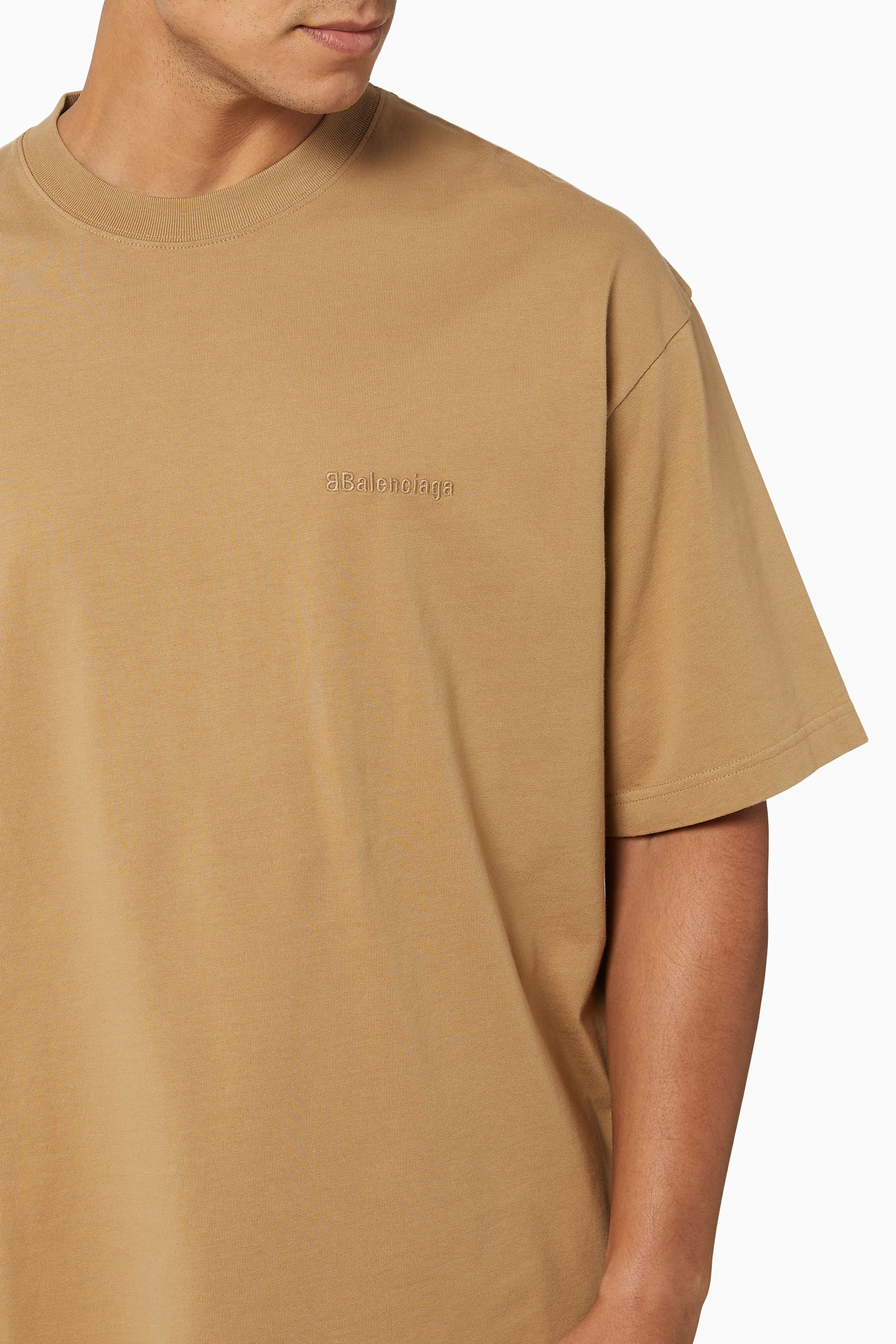 Balenciaga beige t shirt new arrivals