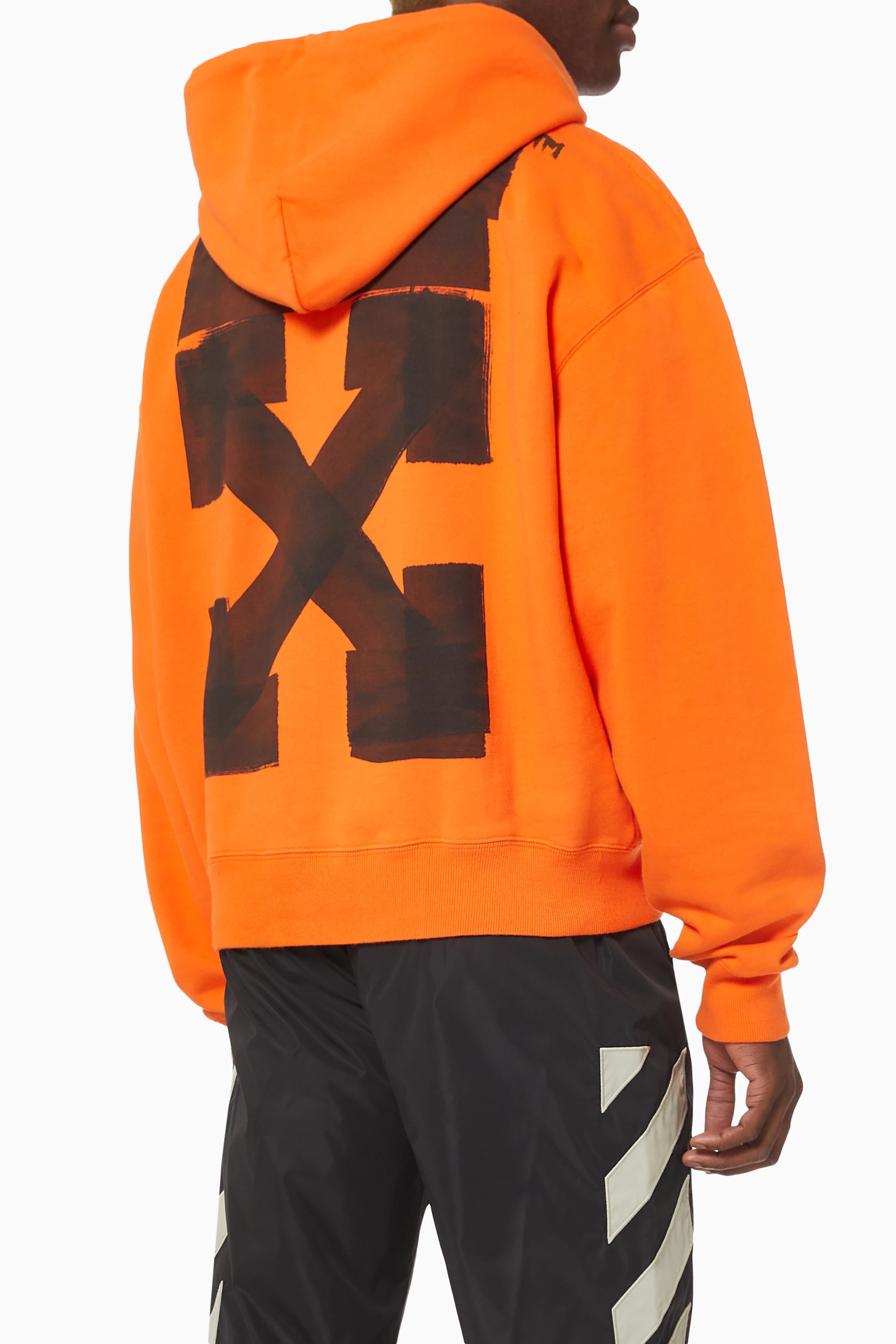 Orange hoodie new arrivals off white