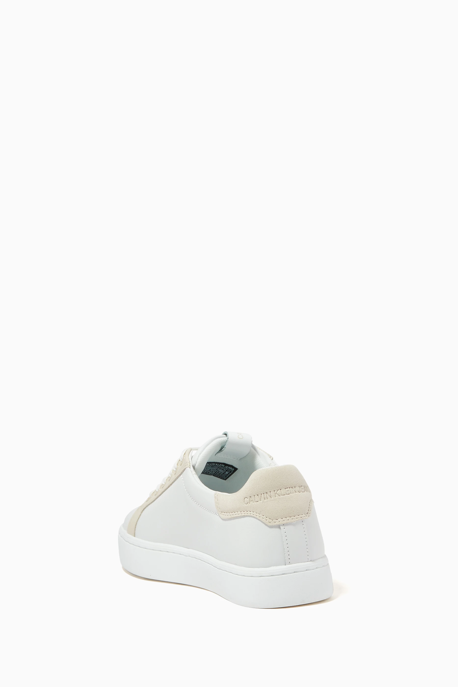 Calvin klein jeans white sneakers store