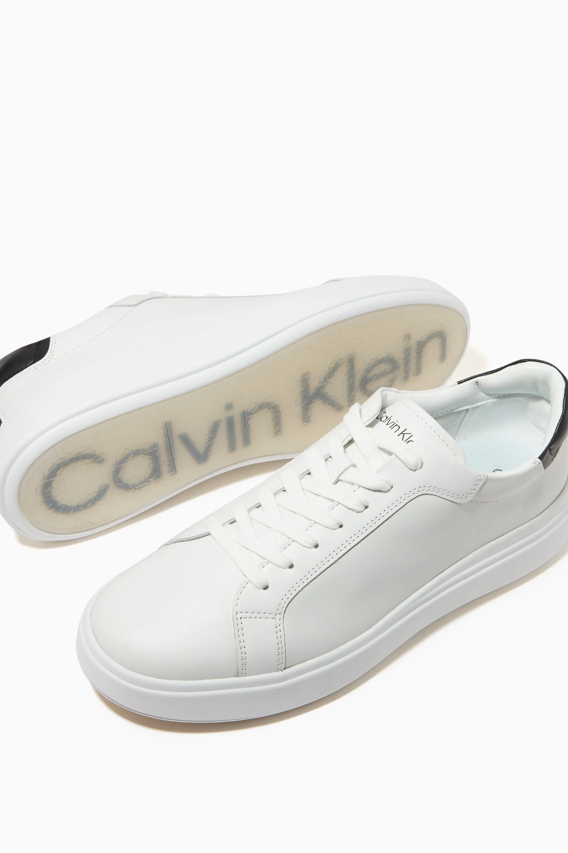 Calvin klein white shoes hot sale