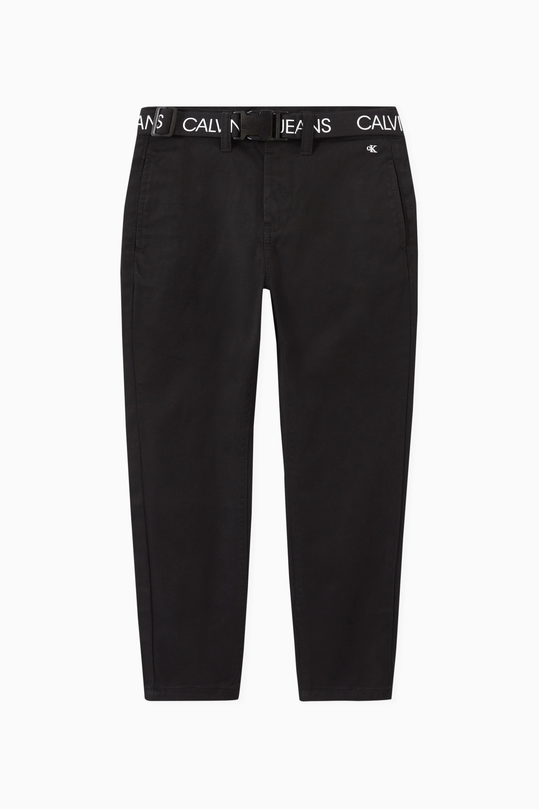 Calvin klein black pants discount