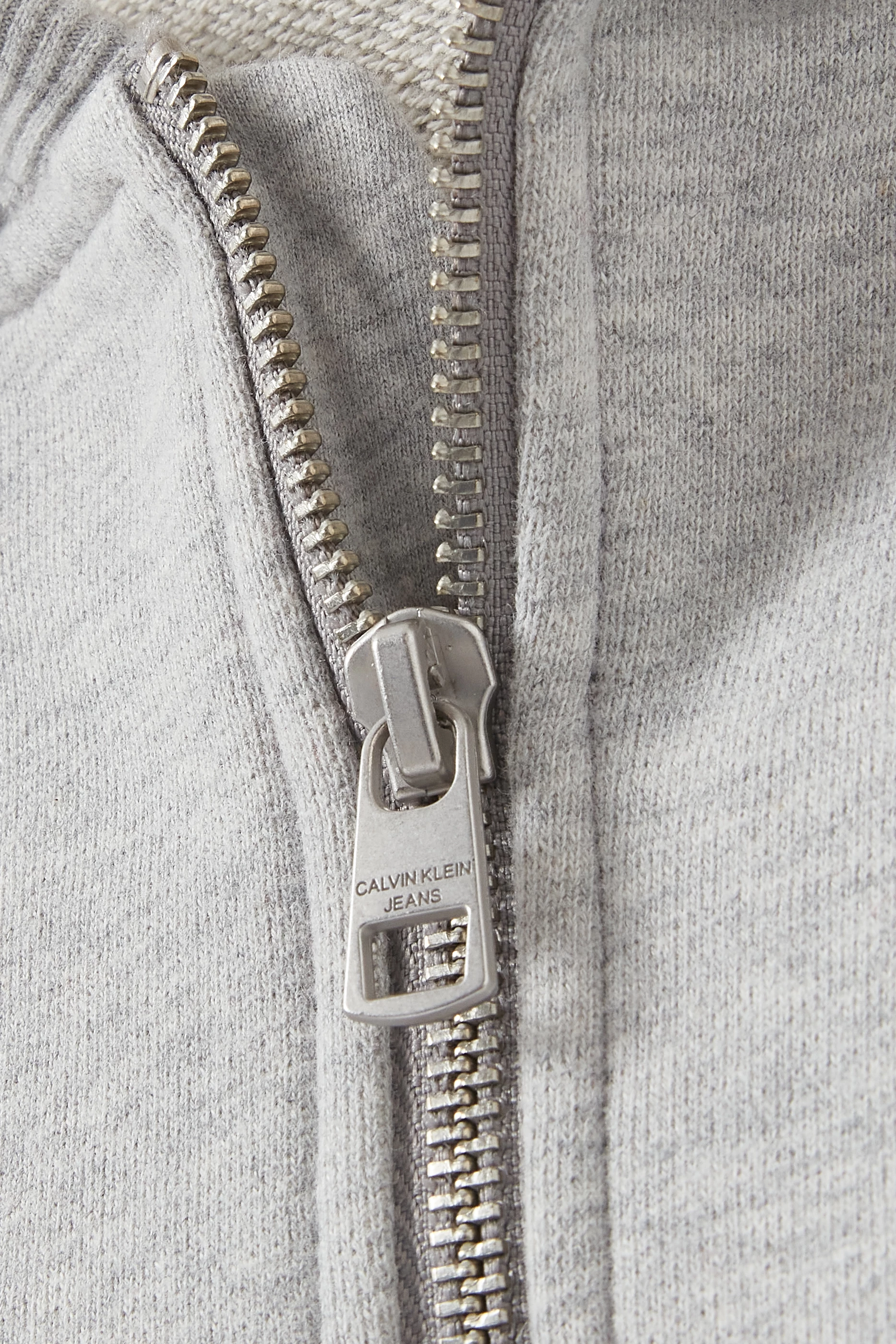 Calvin klein grey zip up hoodie online