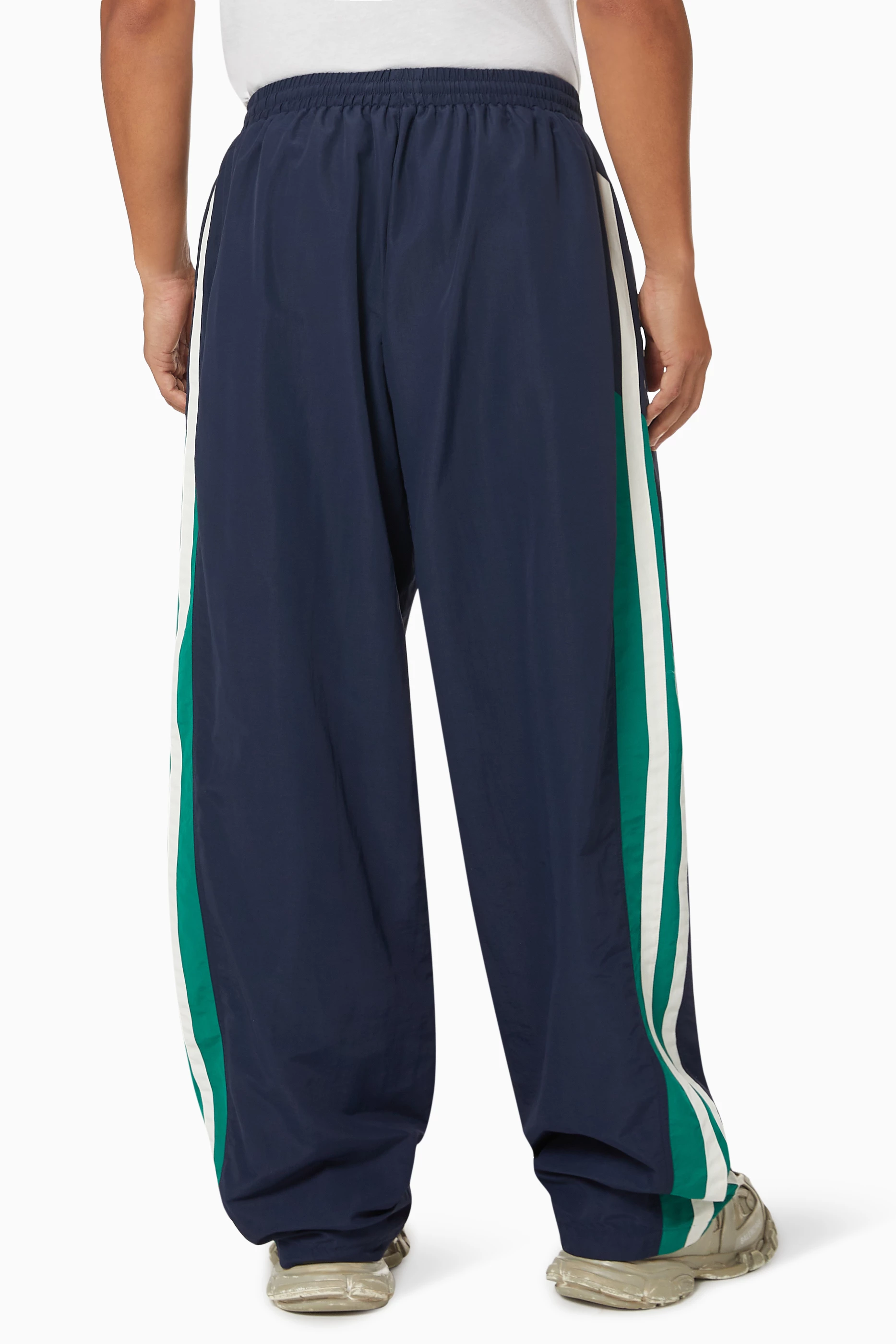 Buy Balenciaga Blue Sporty B Tracksuit Pants in Nylon for Men in UAE